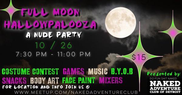 Naked Halloween Party! : MichiganNudism