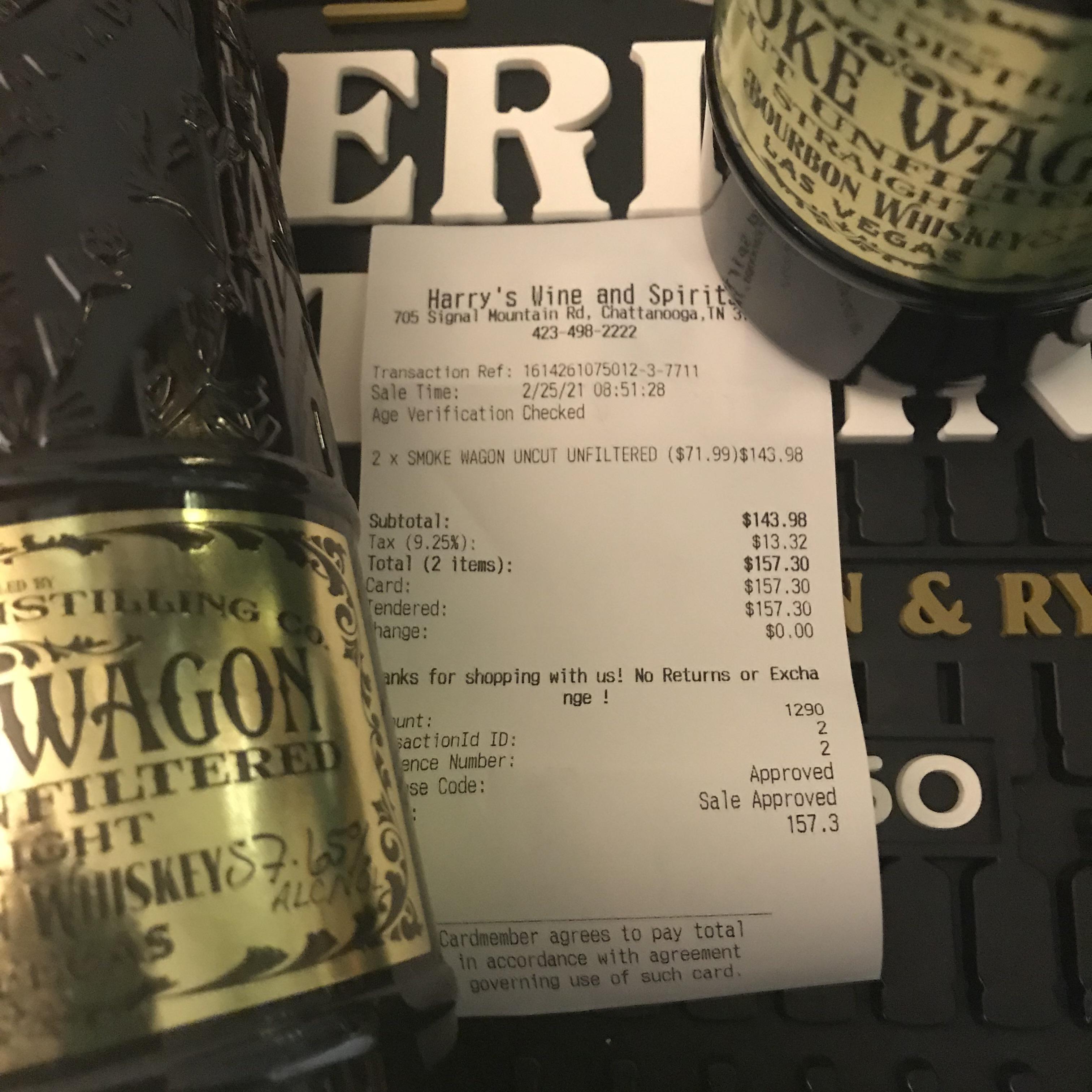 Snagged a couple smoke wagons in Chattanooga today r/BourbonHunt