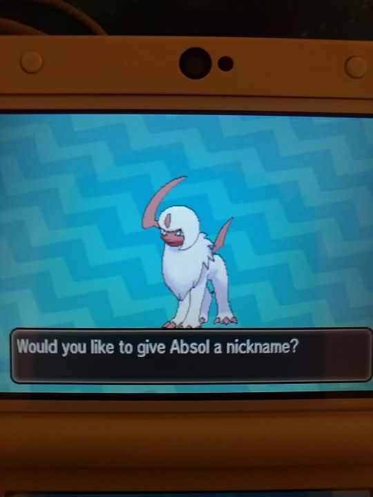 [7] Shiny absol after around 7 hours and 62 straight sos counters
