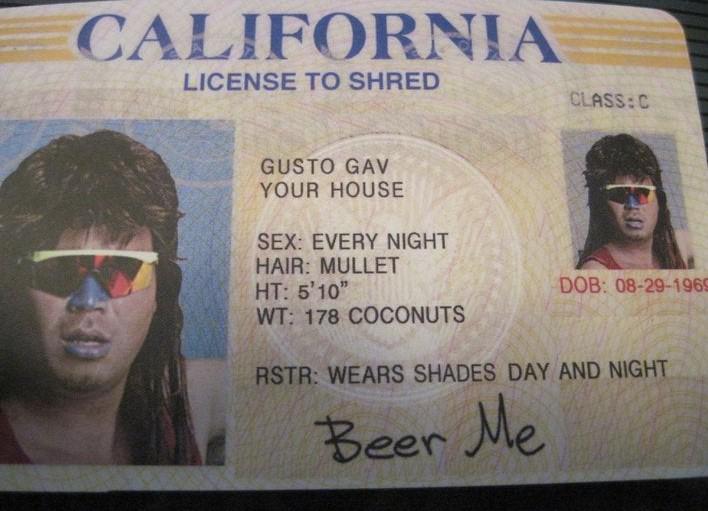 Well thats Best fake ID ever. funny