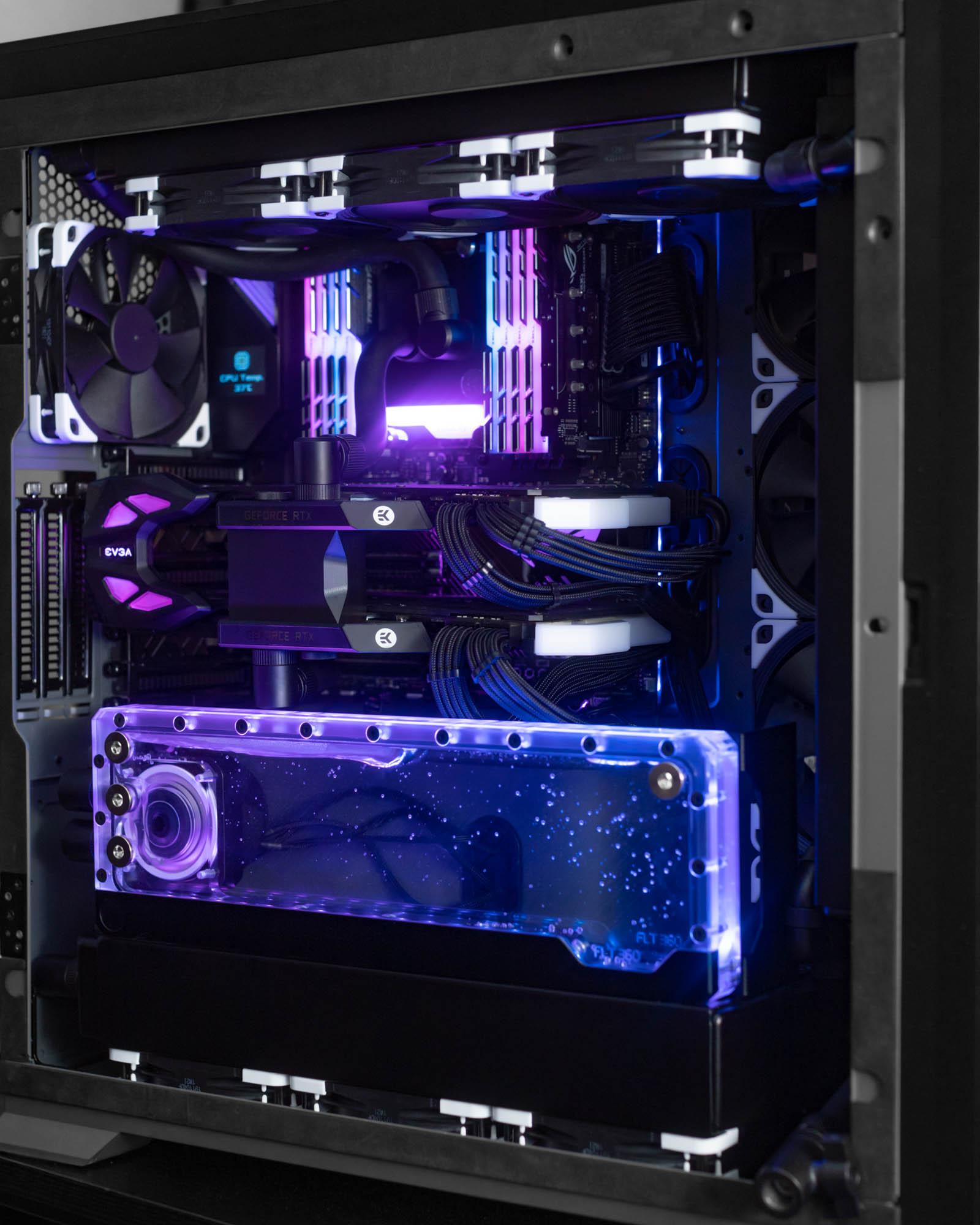 2nd Custom Loop Complete! Chīsai 3970X Threadripper Workstation r/Amd