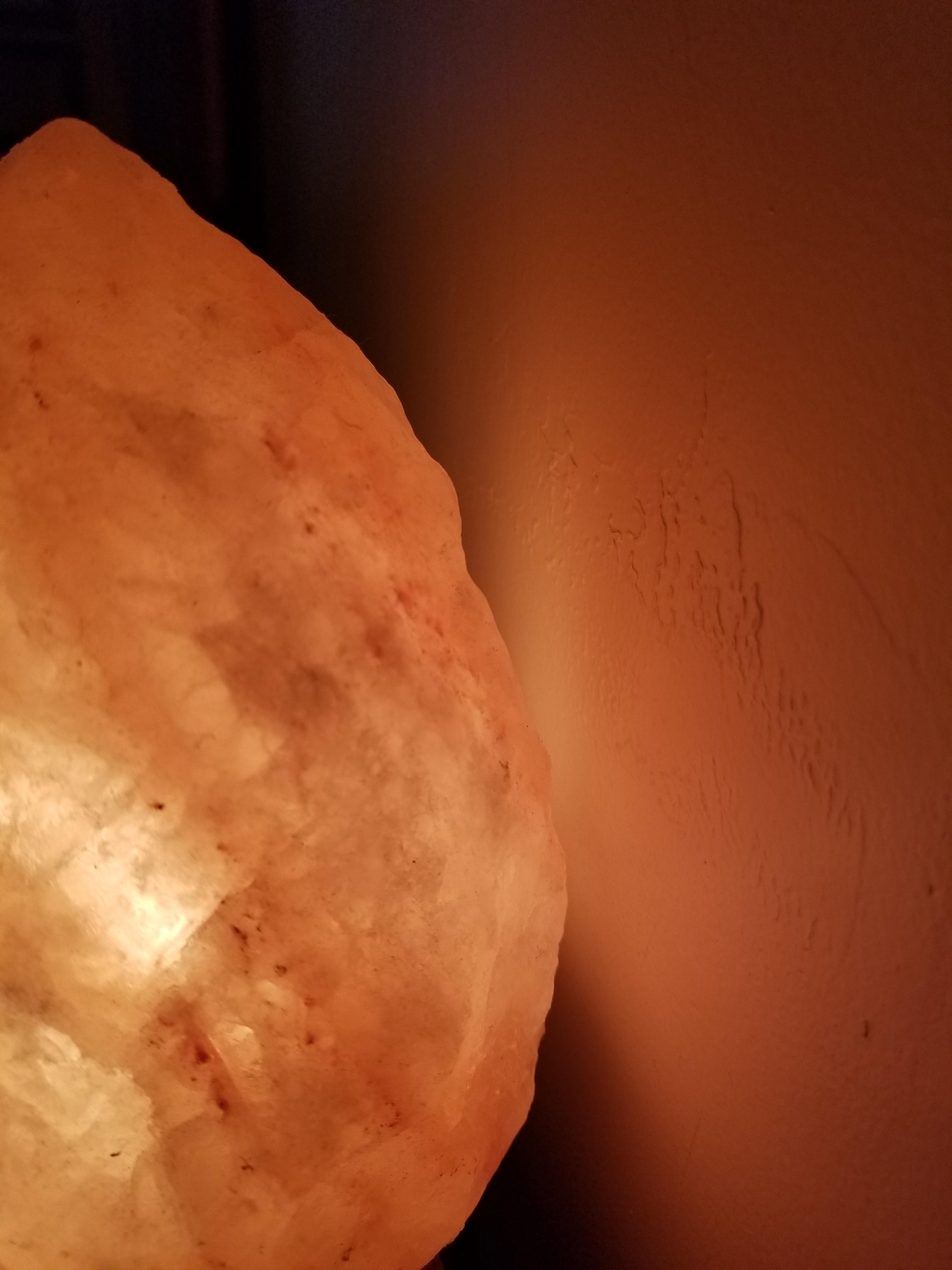 My salt lamp has pulled the moisture from the paint on the wall beside it over the last few