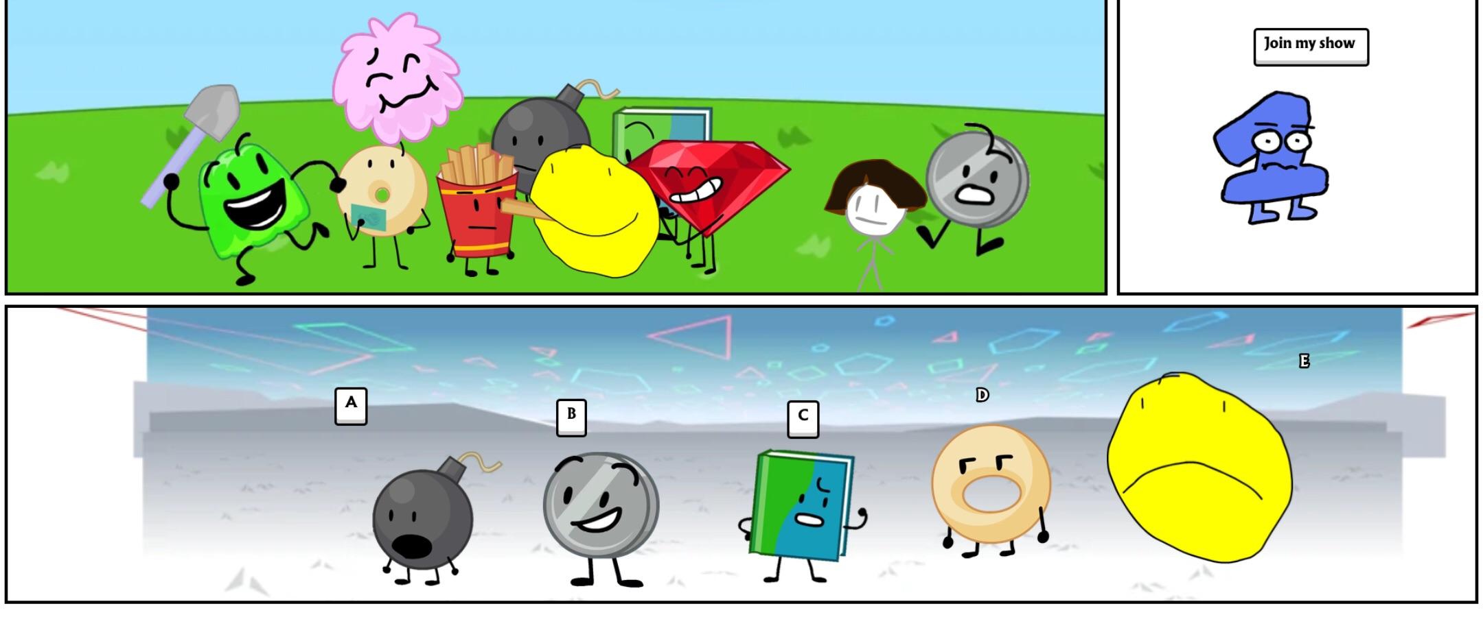 BFDIA 1 VTE r/BattleForDreamIsland