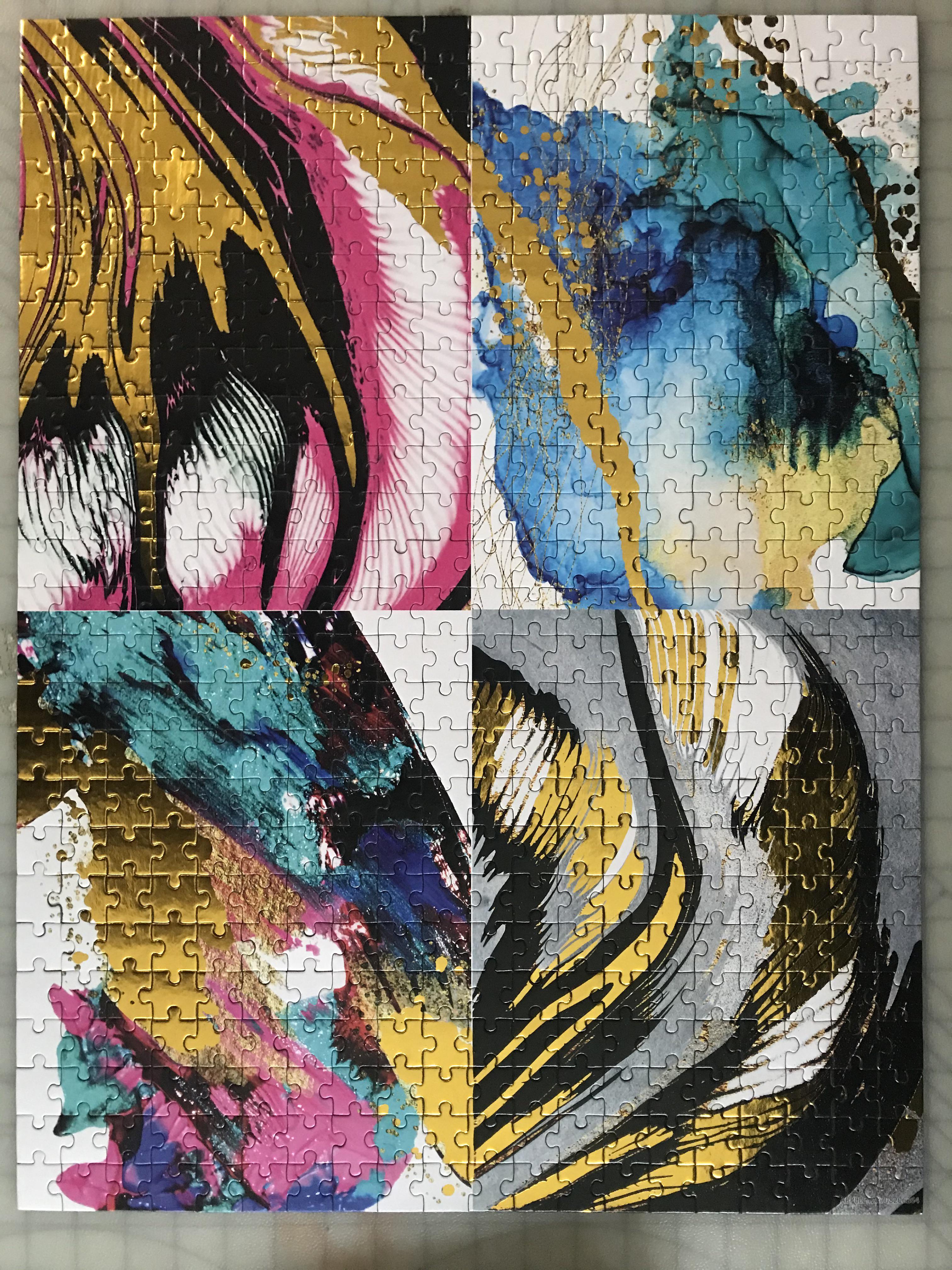 Agate Marble Collage, 500pc, 5 Below/Foil Puzzle r/Jigsawpuzzles