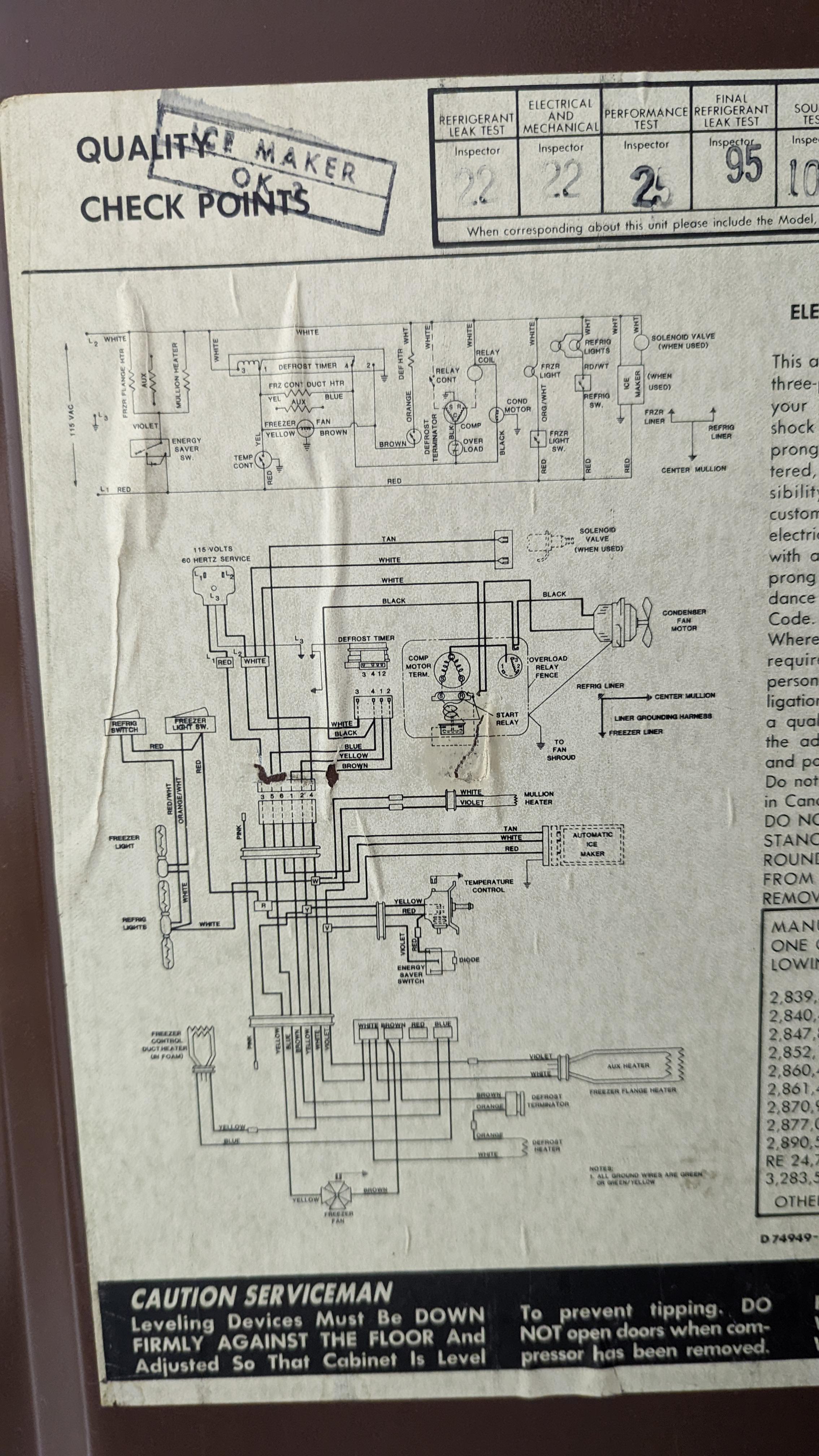 Freezer fan not getting power. Everything else seems to work r/fixit