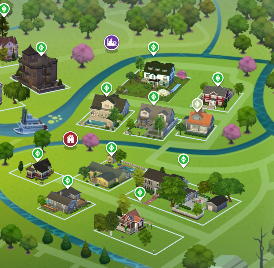 Finished 2 neighborhoods in Willow Creek, only took forever! r/Sims4