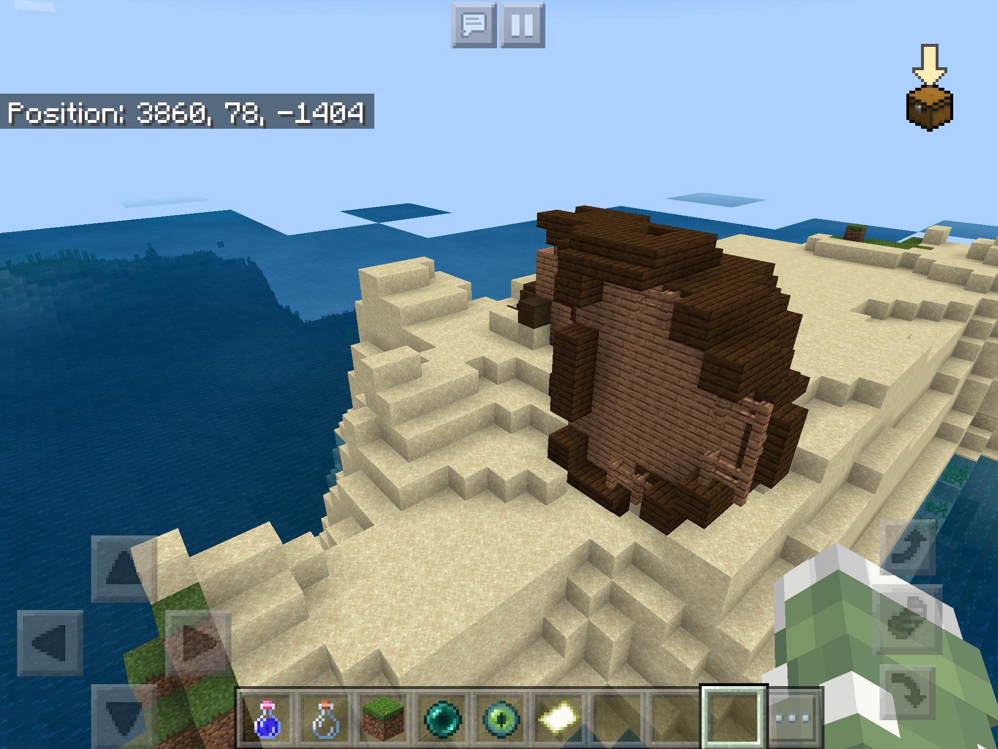 Using the Minecraft ‘Sunflower Field’ seed given, I found this while