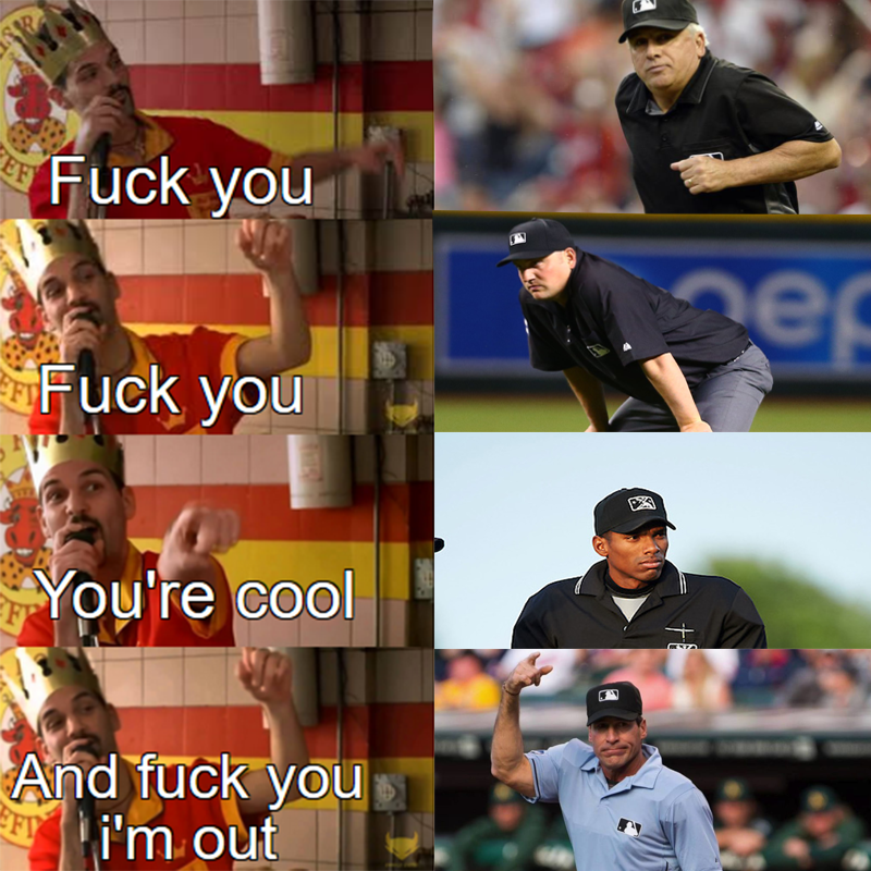 My review of the umpires this weekend (Yeah I know Angel Hernandez wasn