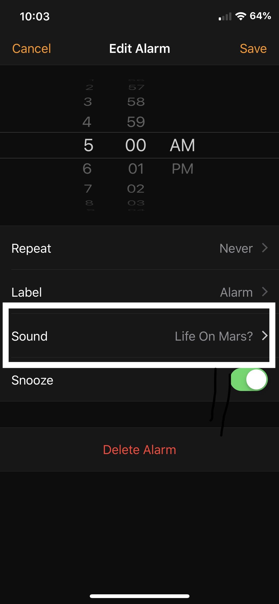 [request] a tweak to set custom ringtone from your music library like how it is in the alarm app