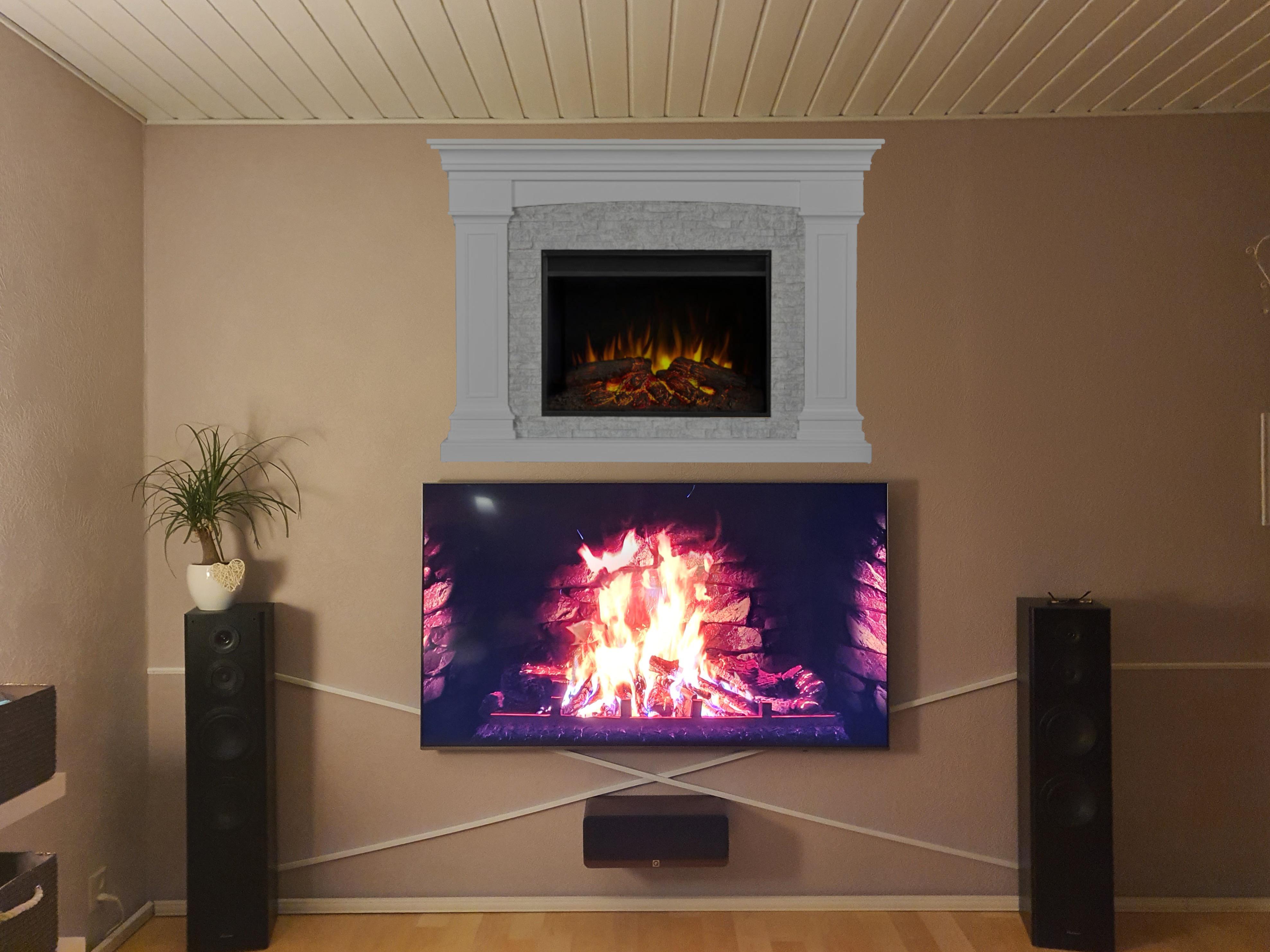 Wife said that our tv is too low and asked me to model how would our tv