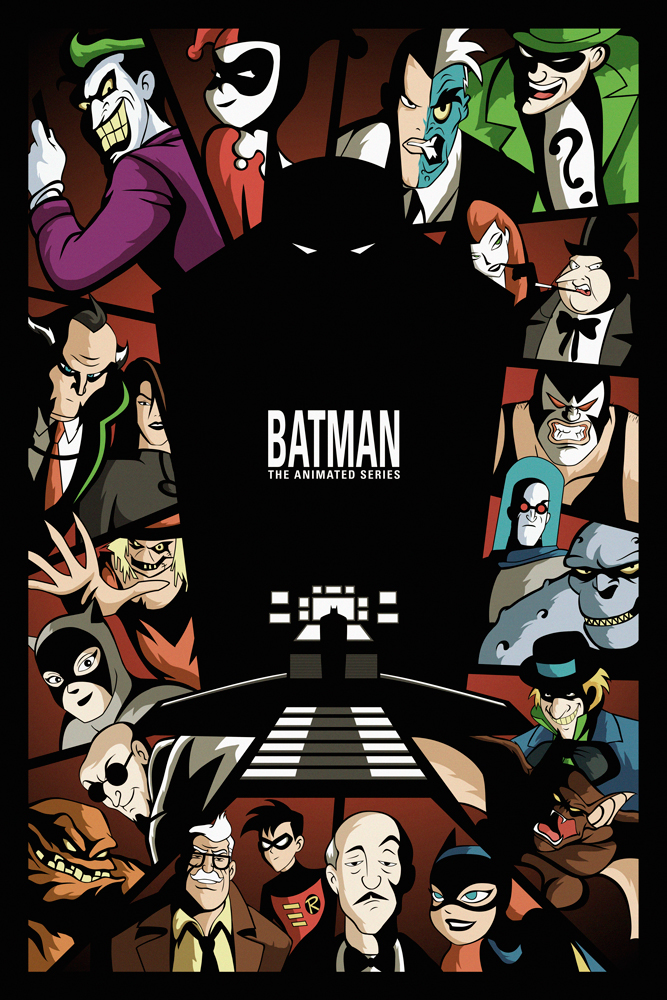 Batman The Animated Series poster by Khoa Ho batman