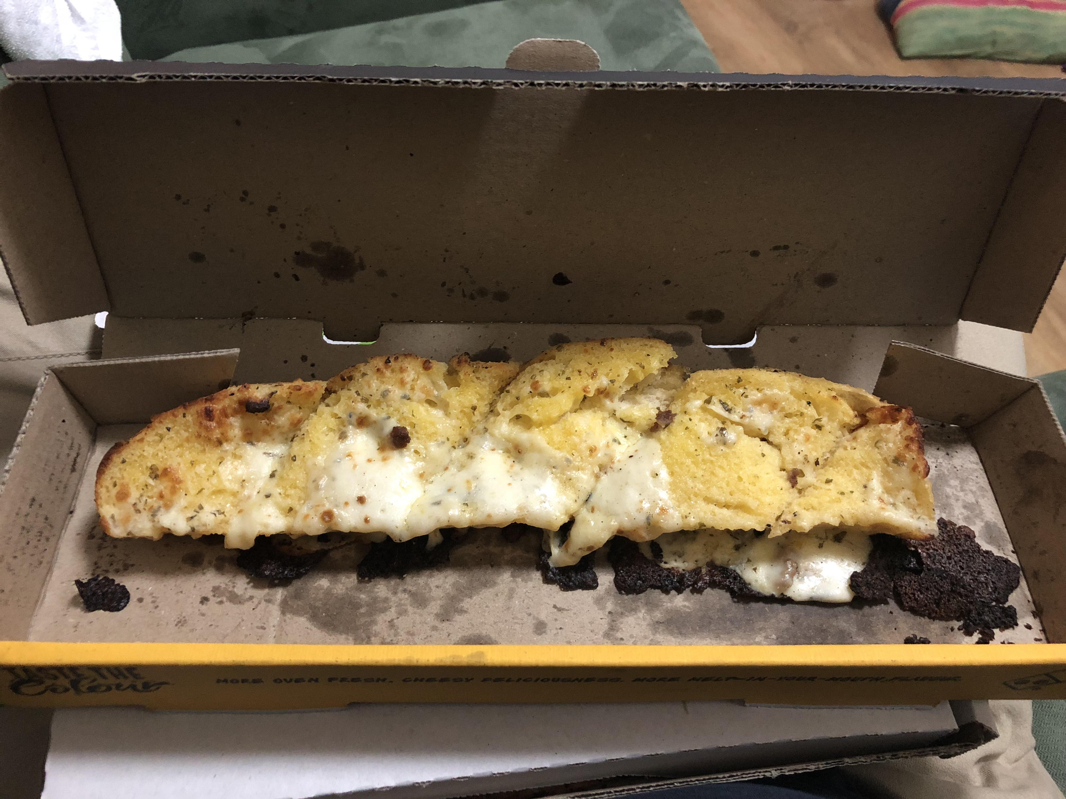 Cheesy Garlic Bread from Dominos r/shittyfoodporn