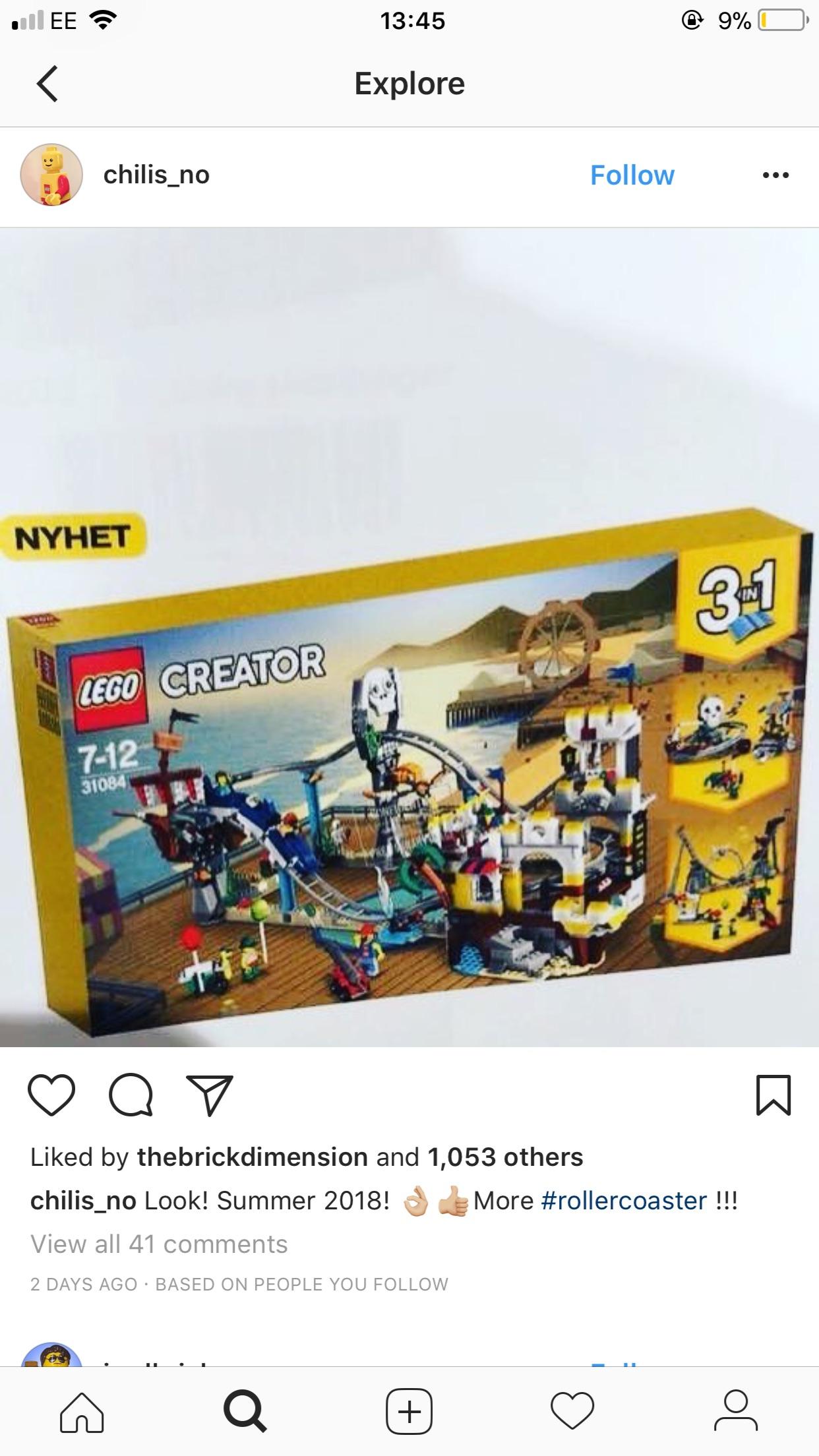 A fair few rumoured ‘leaks’ going around Instagram. : lego