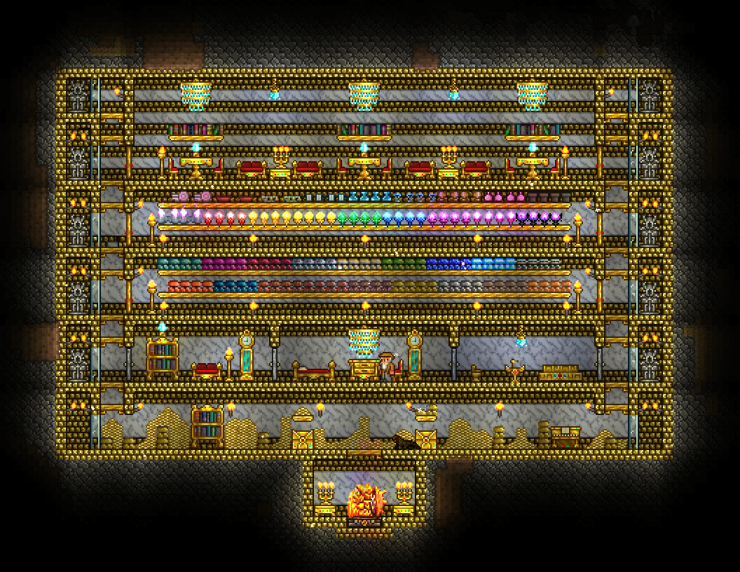 The Merchant's Golden Emporium r/Terraria