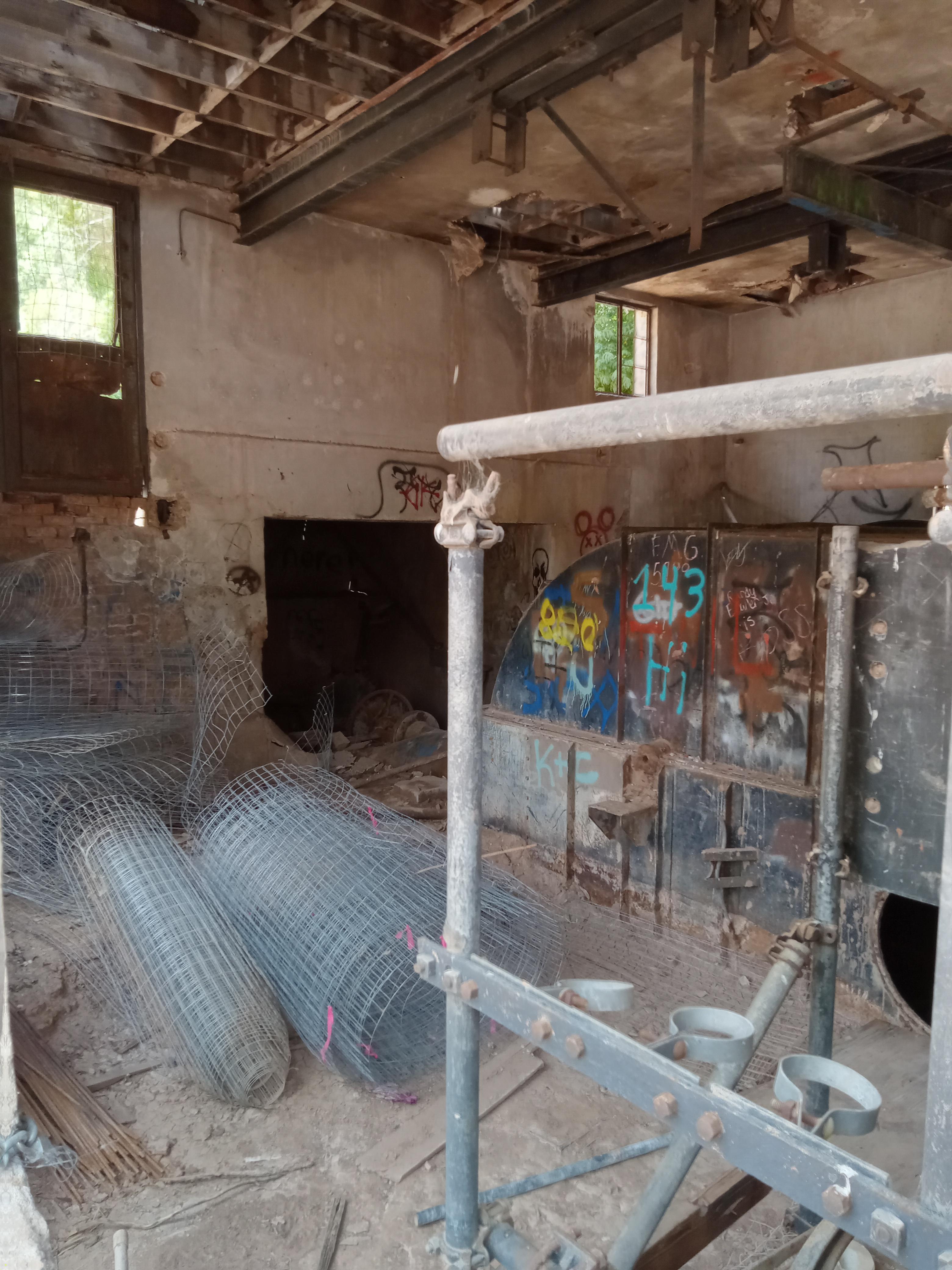 Inside of the abandoned 1920s Hurricane La Verkin Hydroelectric Plant