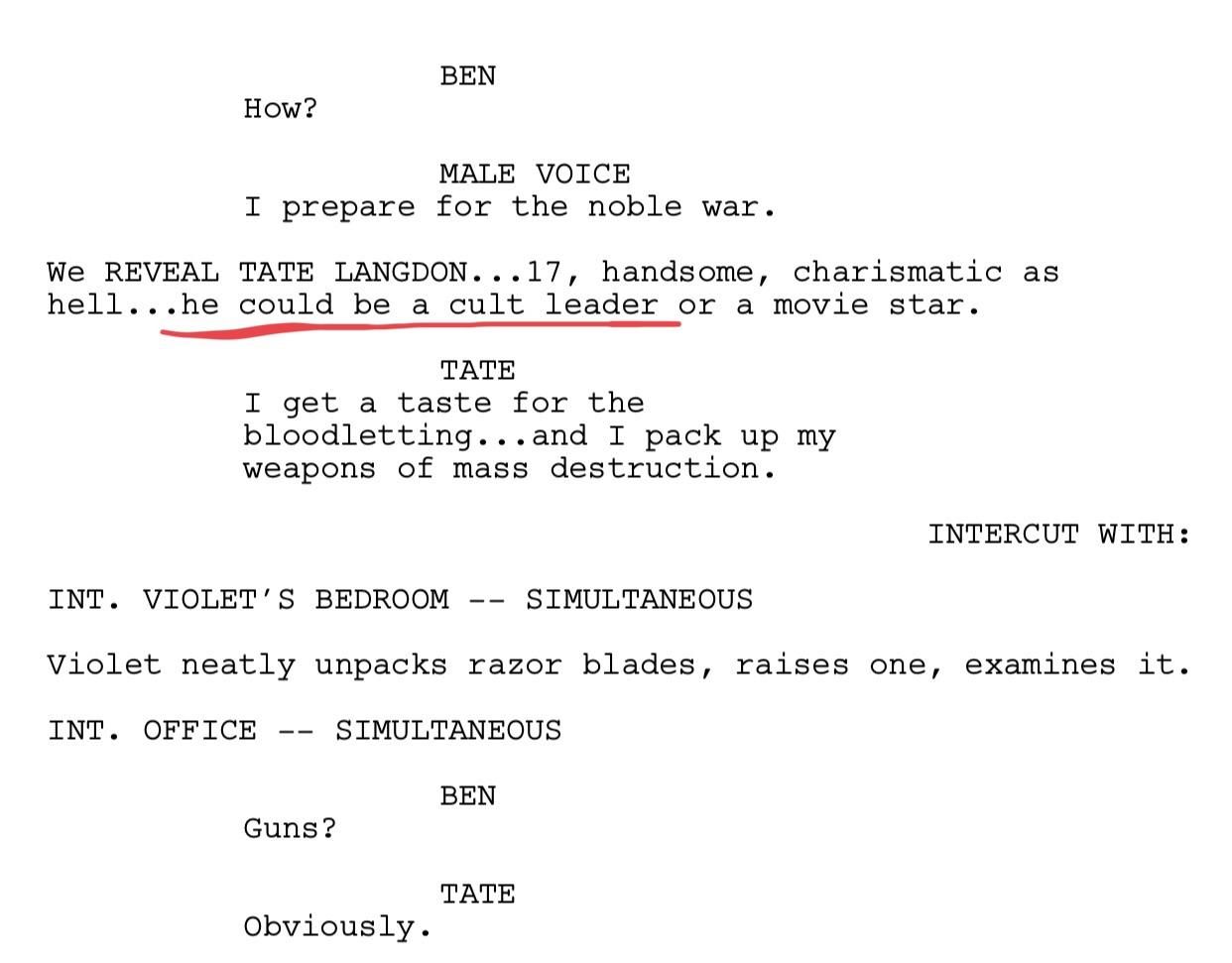 Horror movie scripts pdf ascsestrange