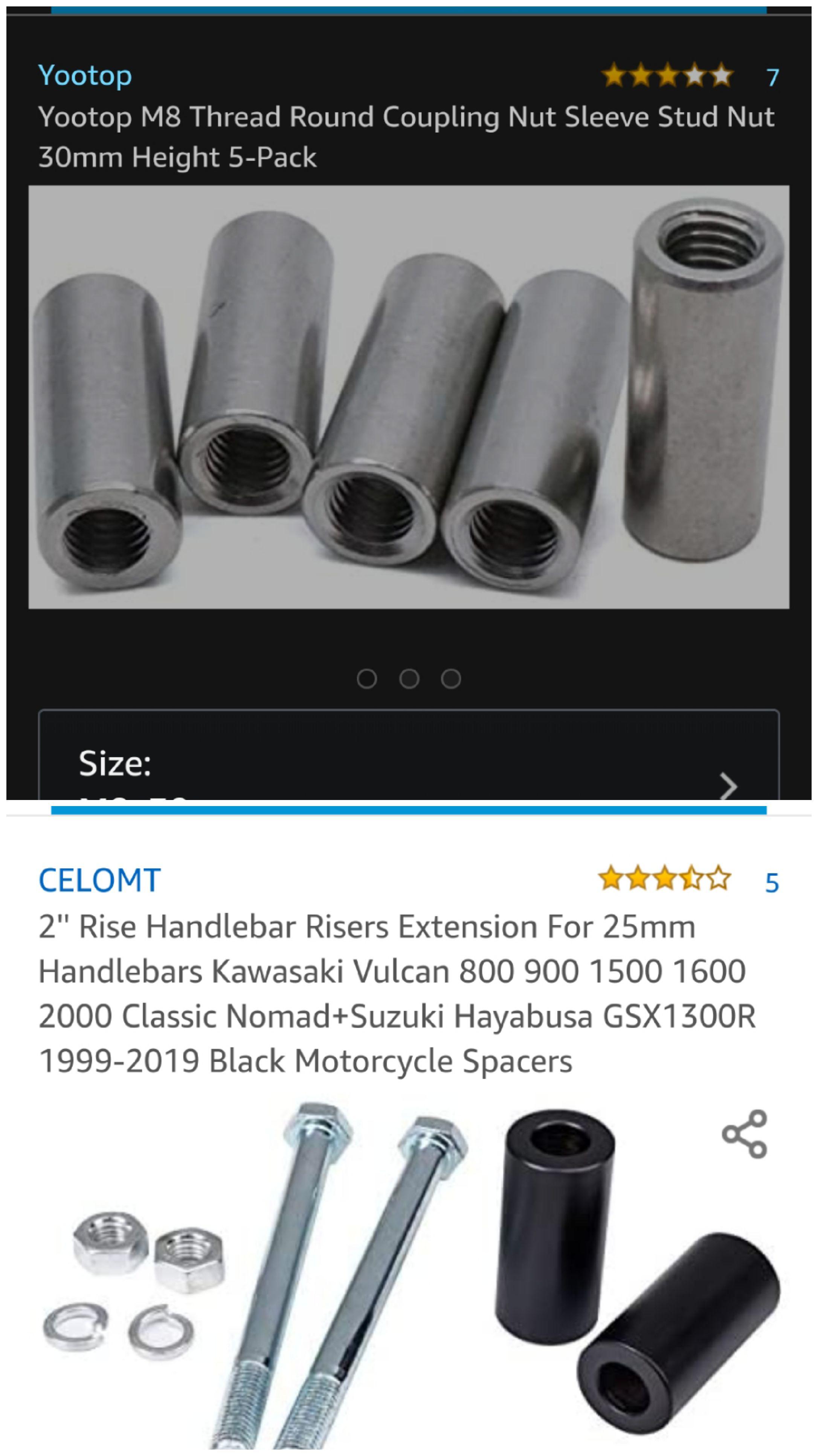 Trying to figure out how to make risers for my custom 900. There aren't