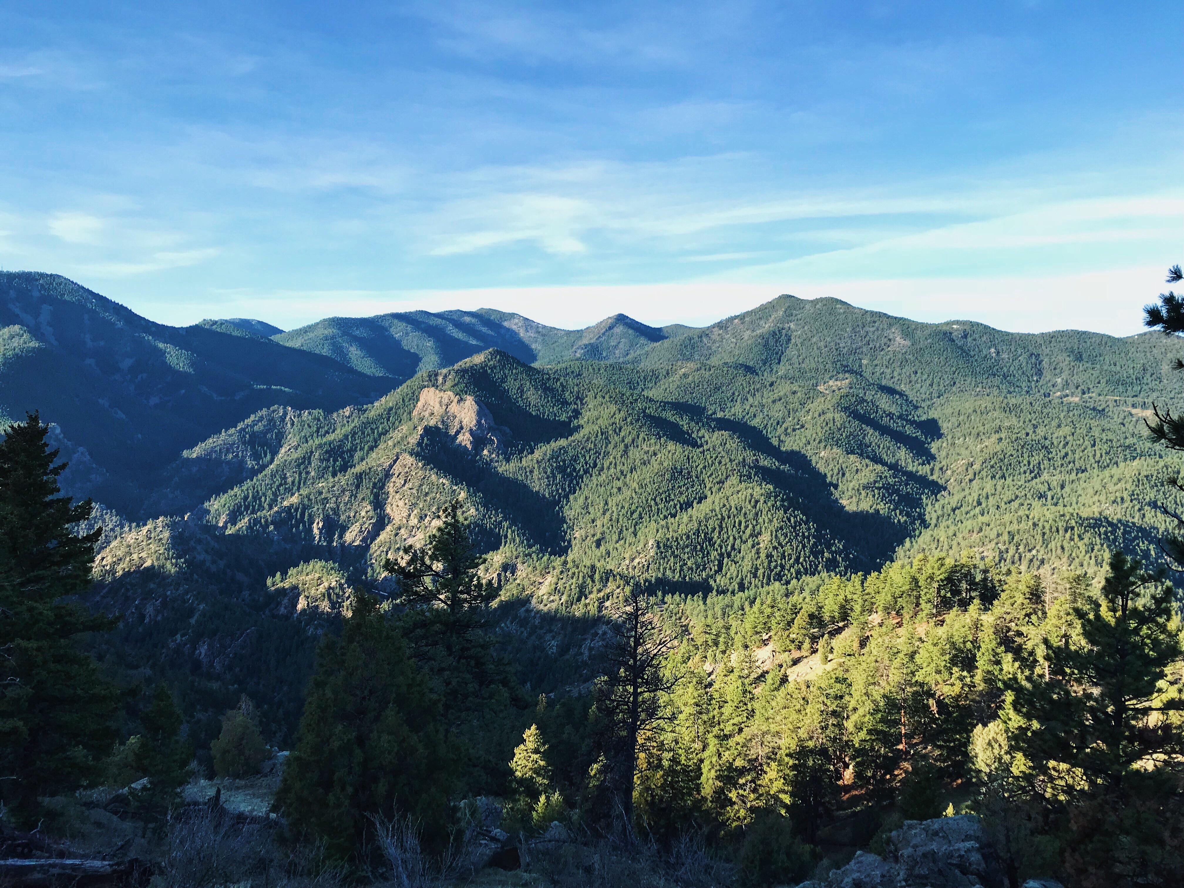 Early morning sun in El Dorado Canyon State Park, El Dorado Springs, Colorado, USA. 5.6.18 r