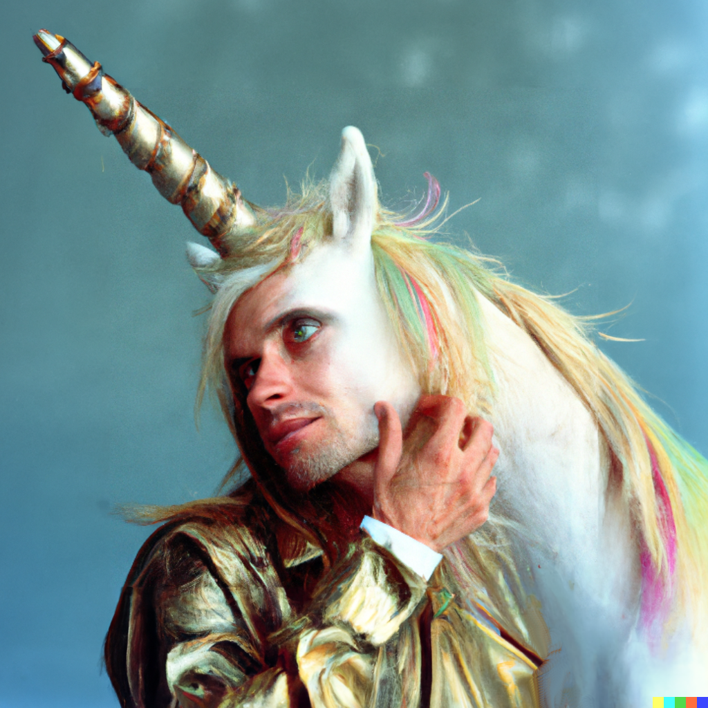 a unicorn man r/dalle2