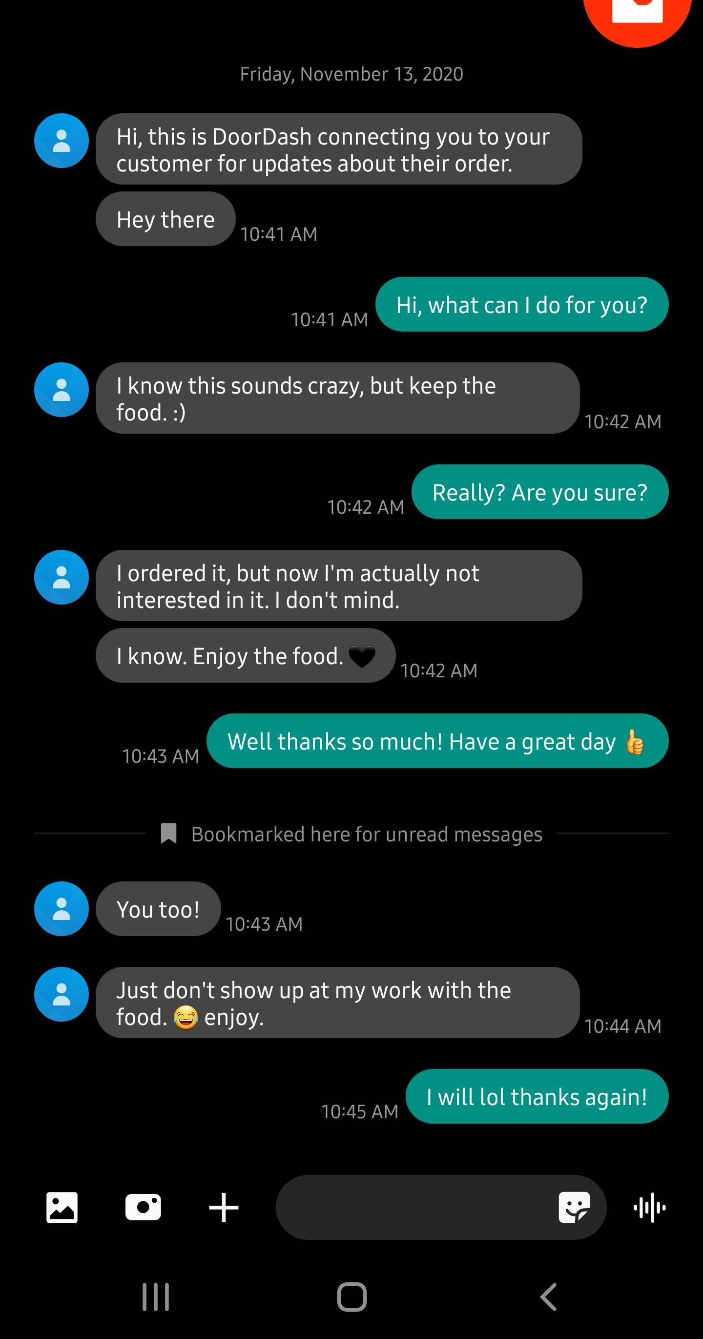 Free Panda Express made my day! r/doordash