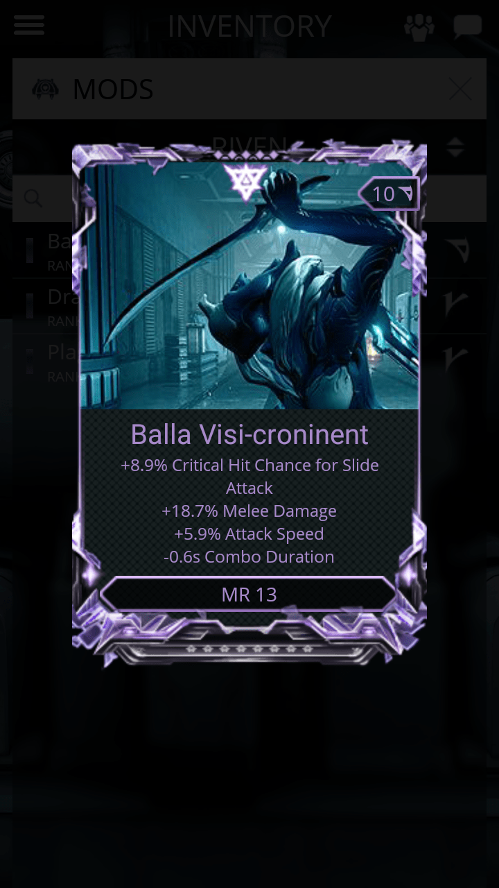 Got this balla riven today, need help deciding if I should build a zaw