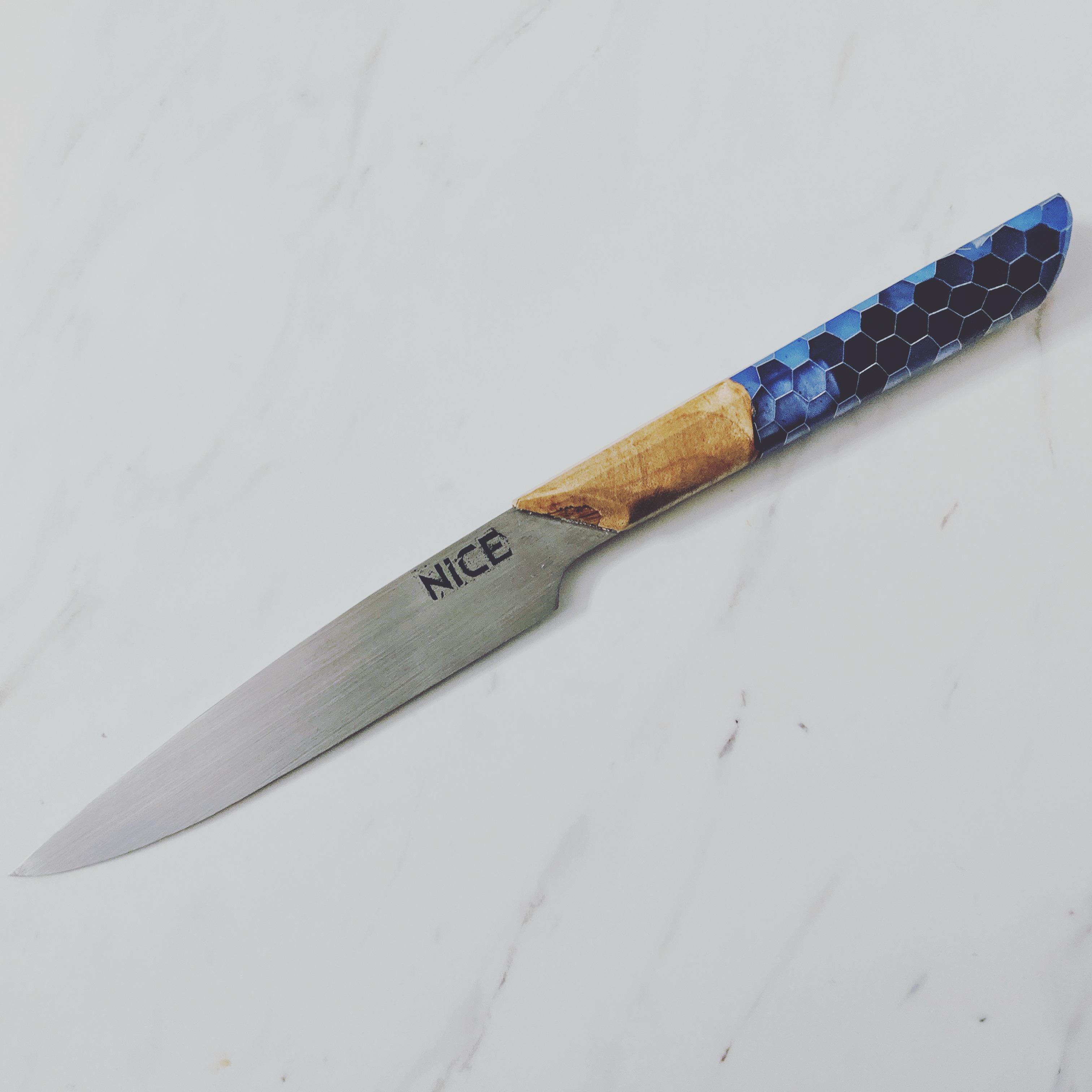 Fun little kitchen utility knife. r/knifemaking