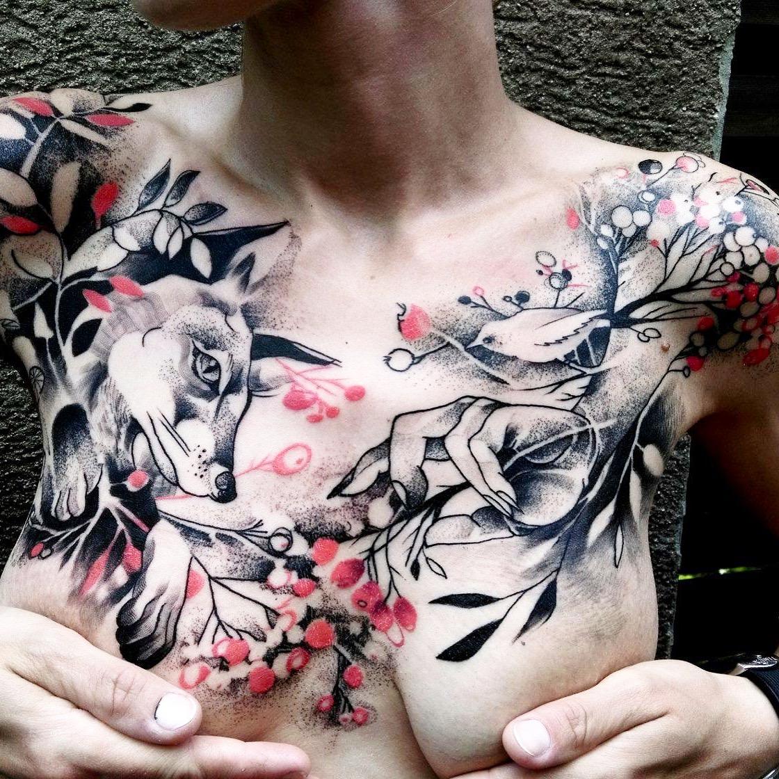 Chest Tattoo Art Best_tattoos