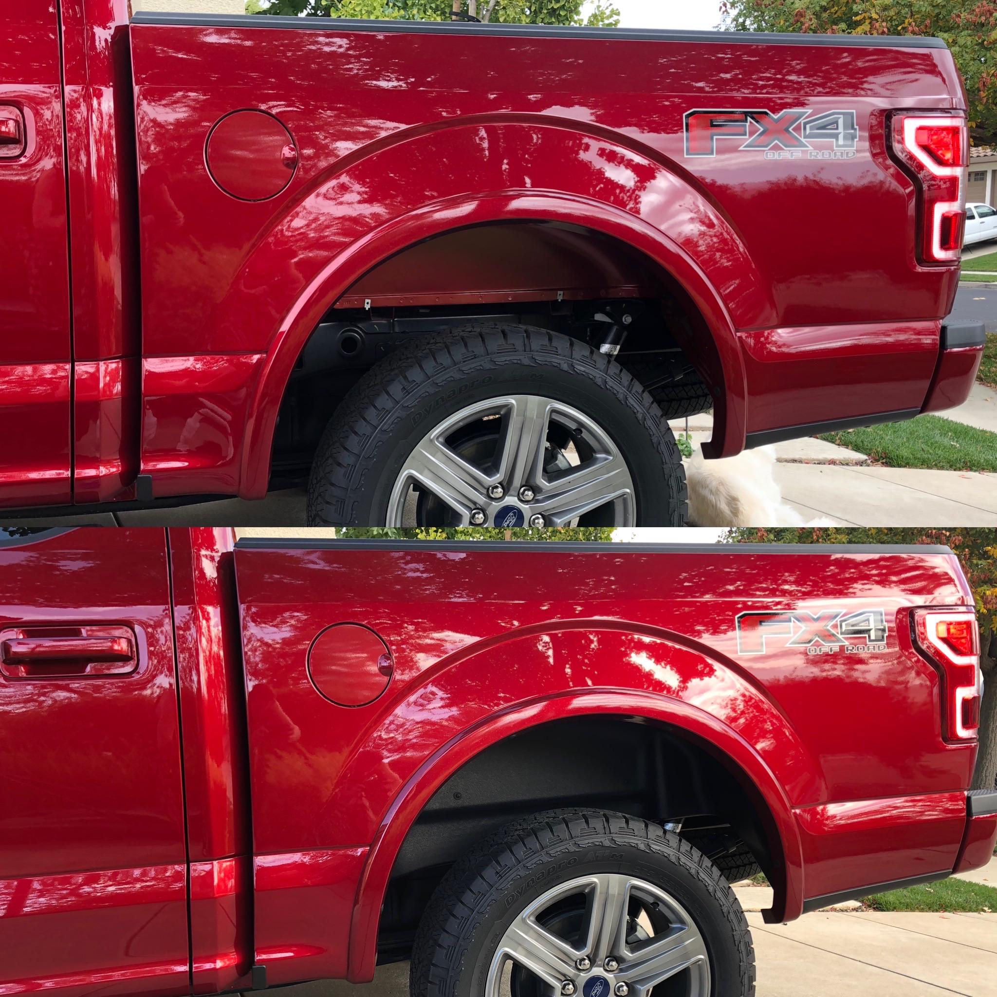 Added the husky wheel well guards today. Pretty quick and easy job. r