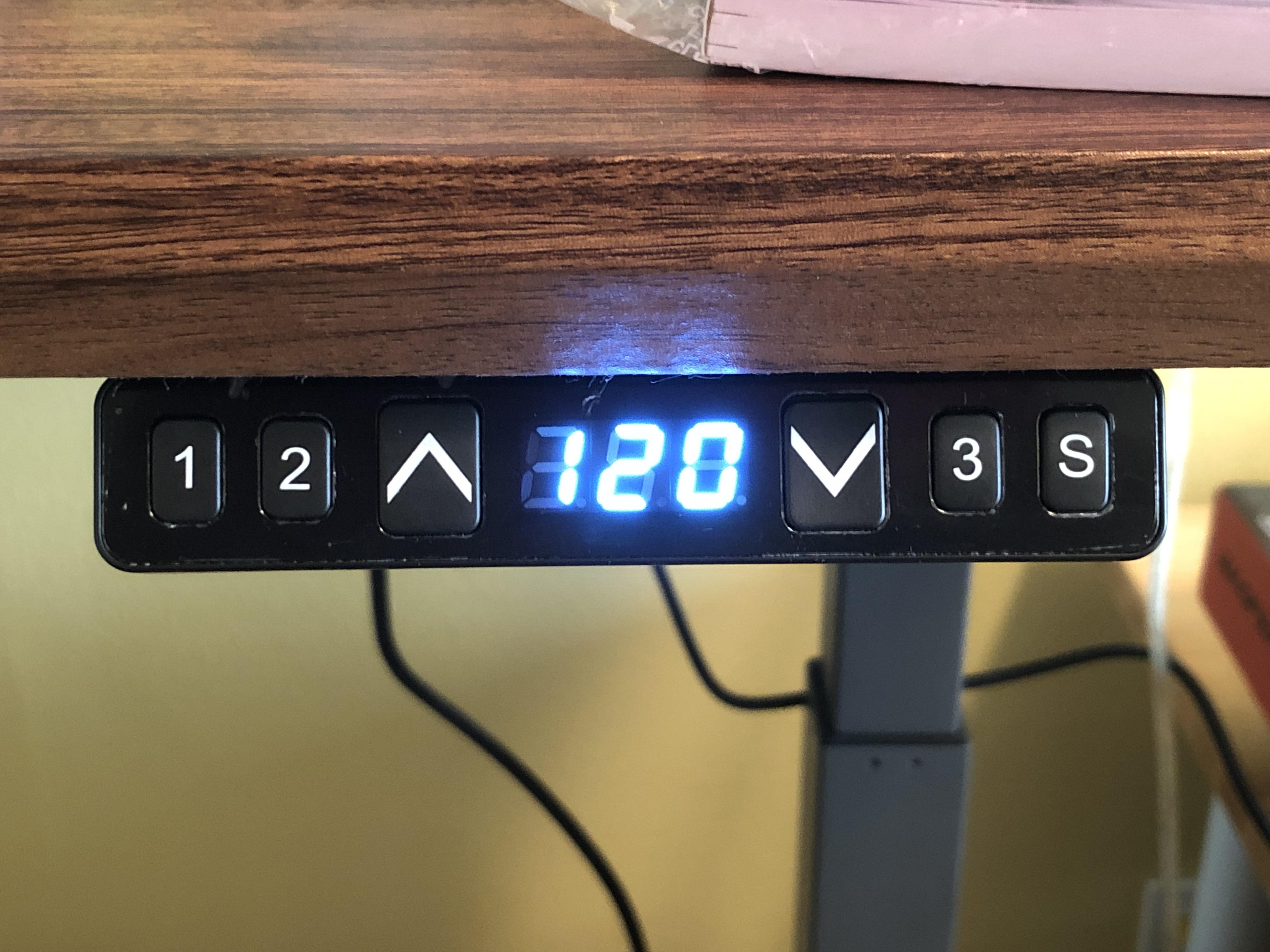 Do I have to hold preset buttons to raise / lower the desk? I would