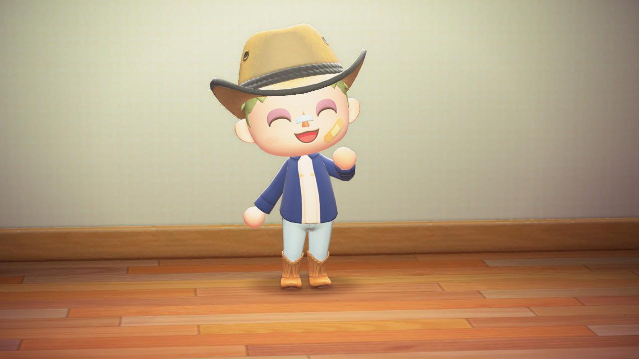 clothes shop in animal crossing was selling cowboy hats today, so this