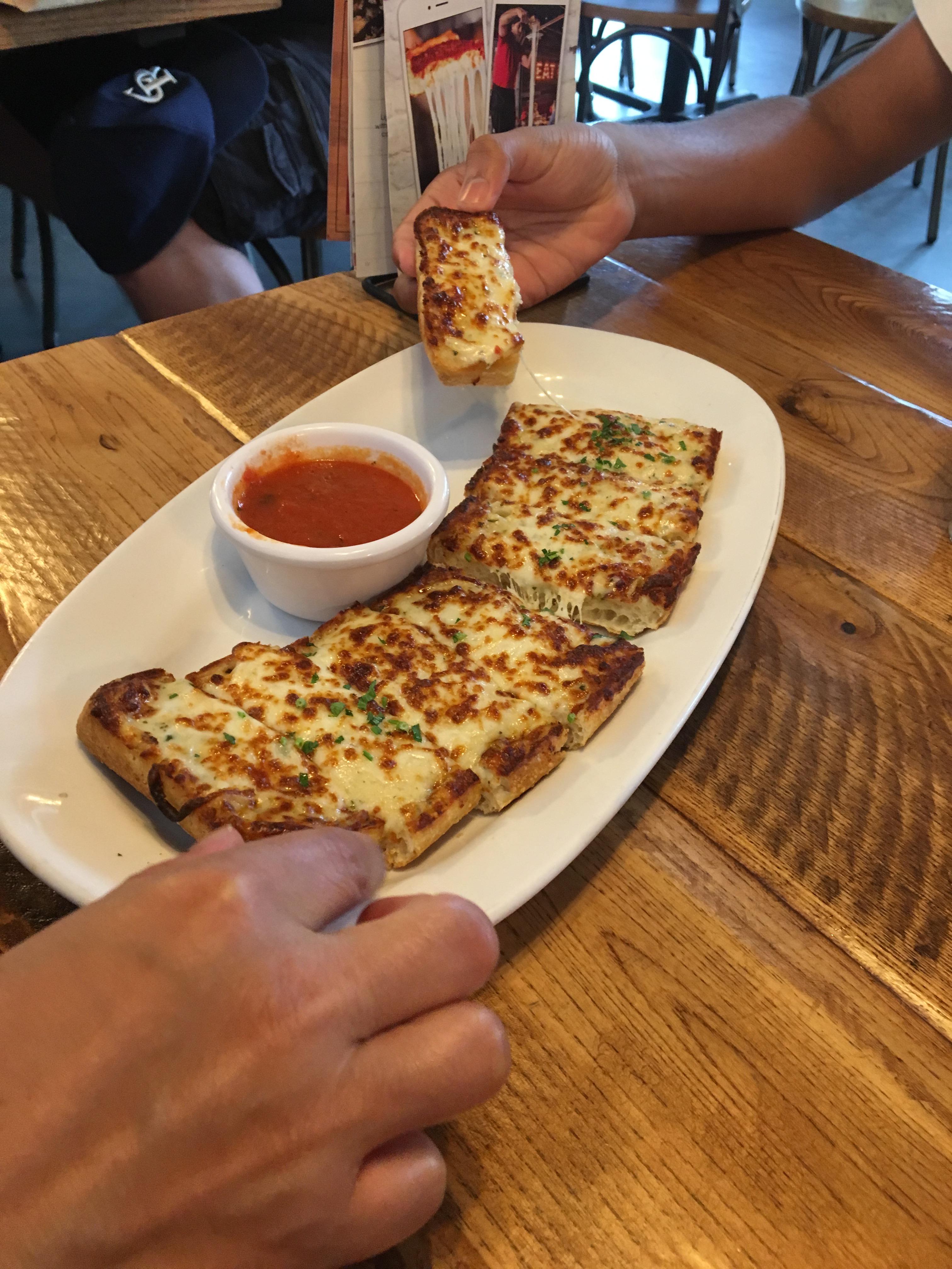 Garlic cheese bread from a restaurant at Las Vegas r/FoodPorn