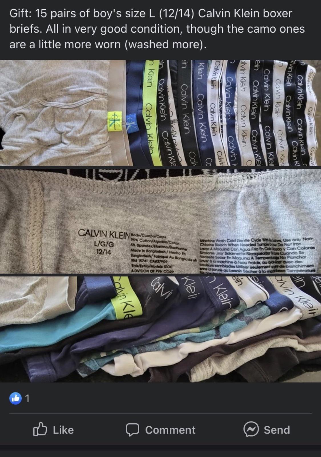 Used underwear. What a steal. r/justthrowitaway