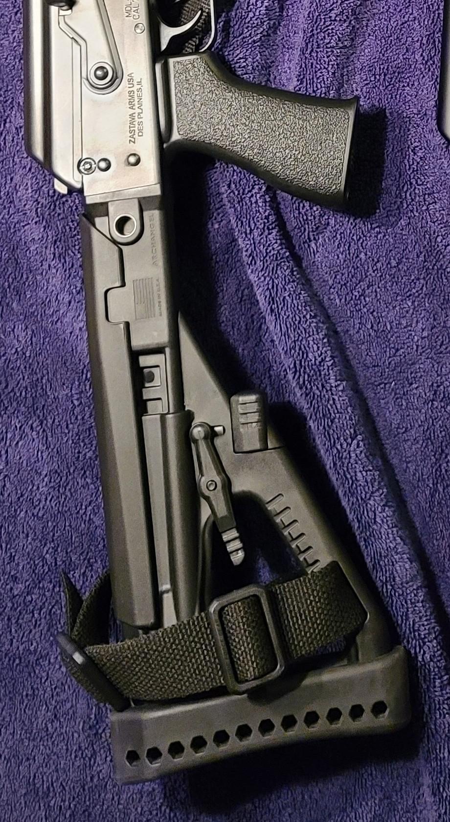 How to remove archangel stock from zastava m70? r/ak47