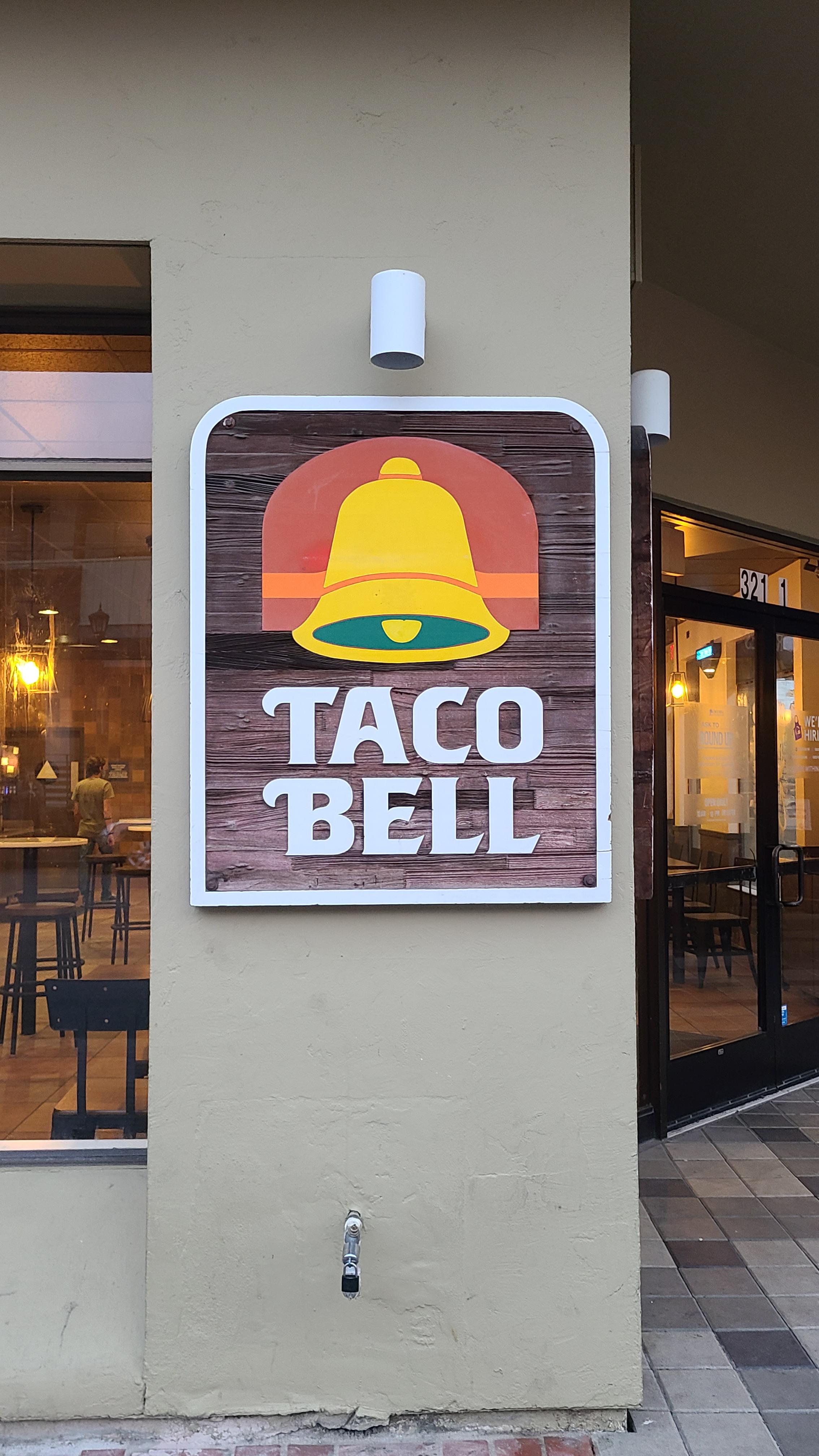 The sign at the Monterey, CA Taco Bell r/tacobell
