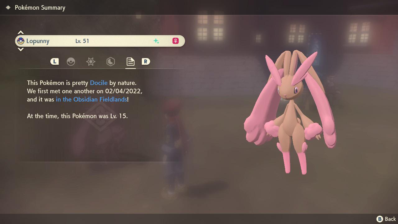 [Gen VIII] Shiny Buneary 1st Pokémon to spawn from the 1st outbreak