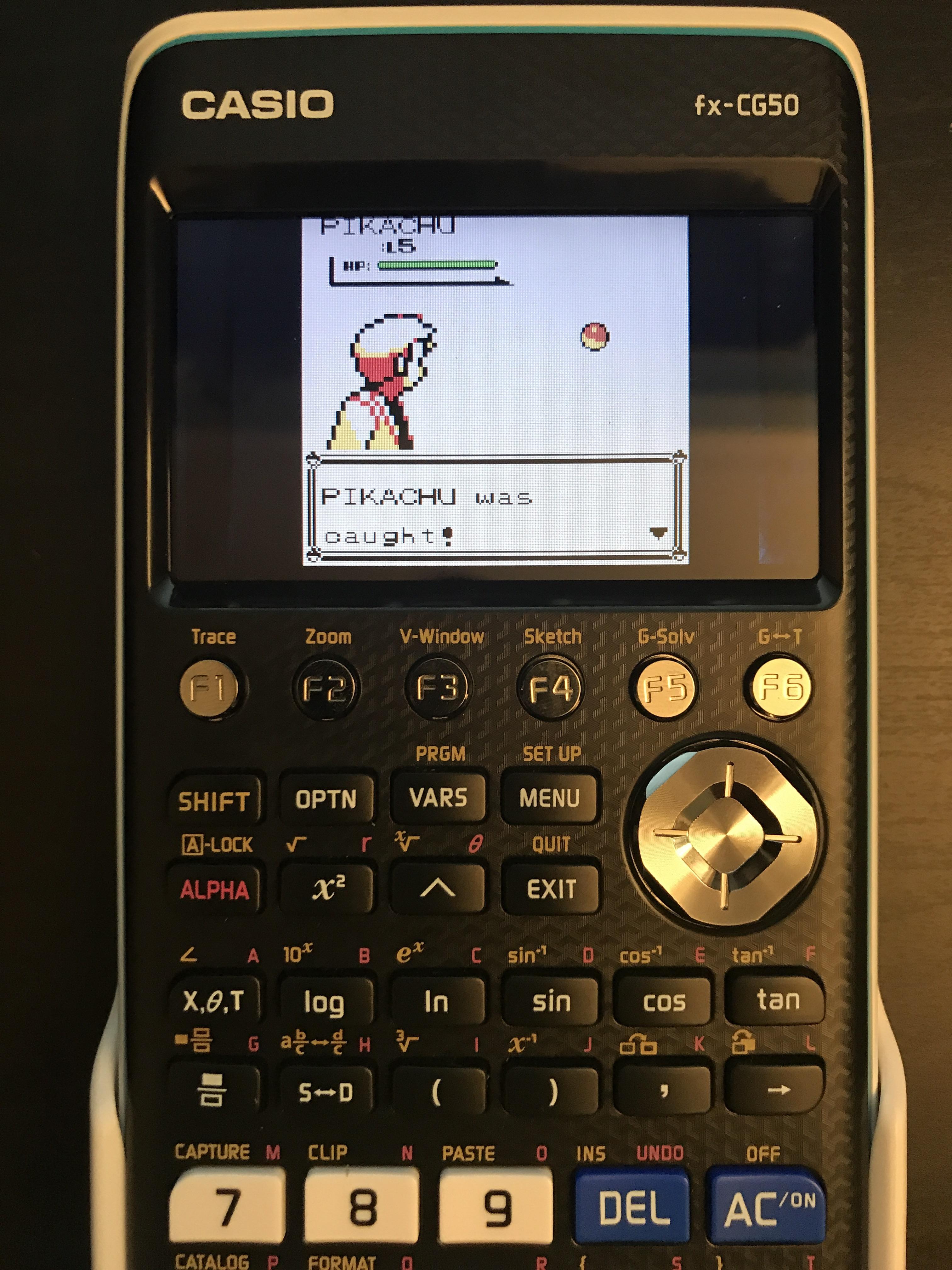 Recently got a graphing calculator for Calc but now I'm playing Pokémon