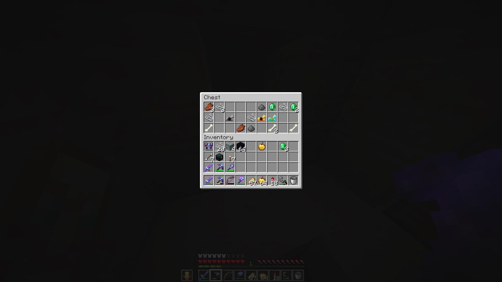 Found iron, gold and diamond horse armour in a single desert temple