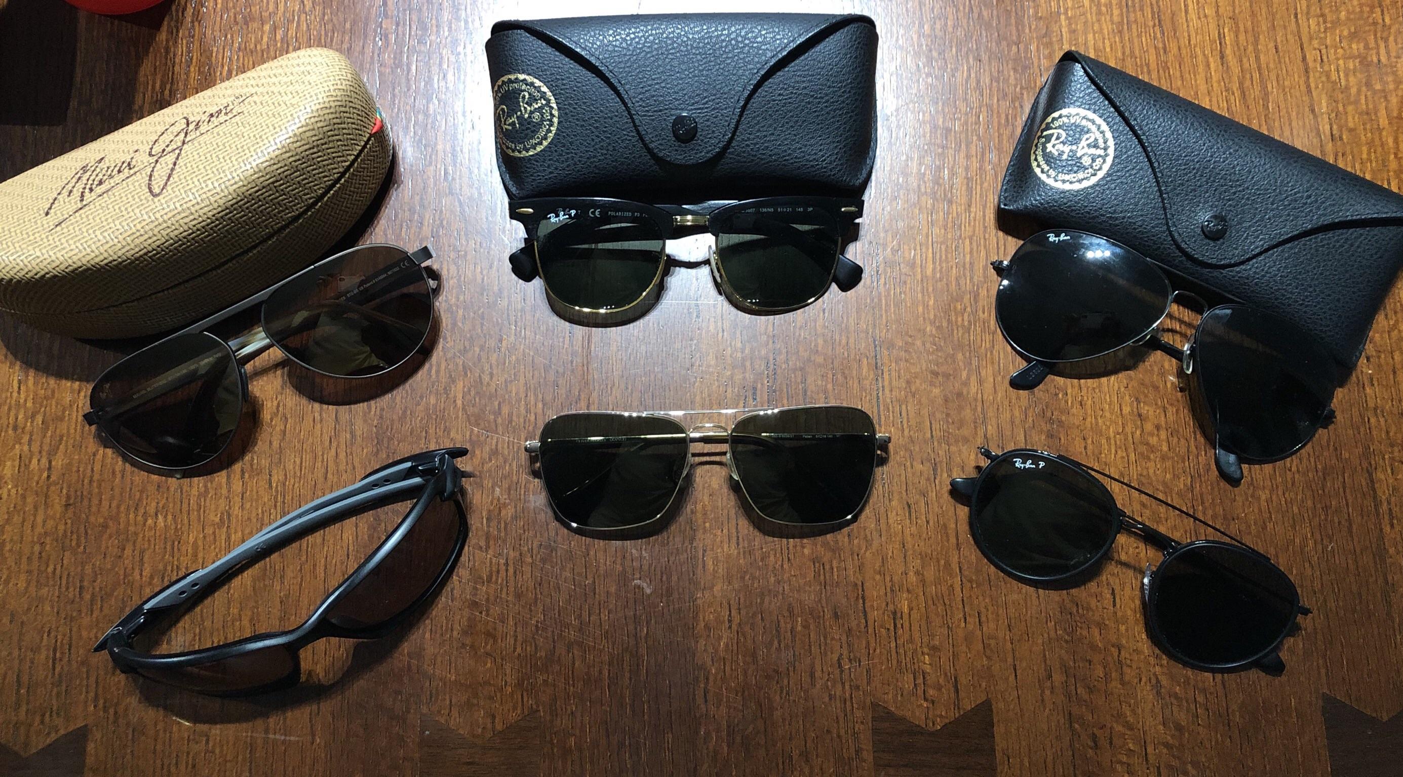 My collection of sunglasses over the past three years! r/sunglasses