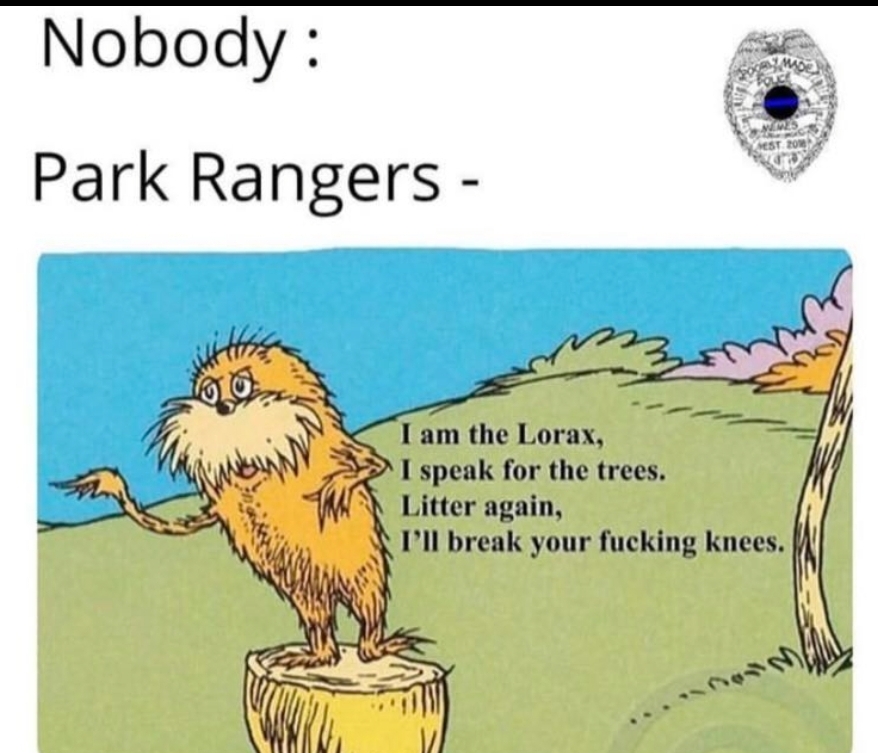 [Meme] Park Rangers ProtectAndServe
