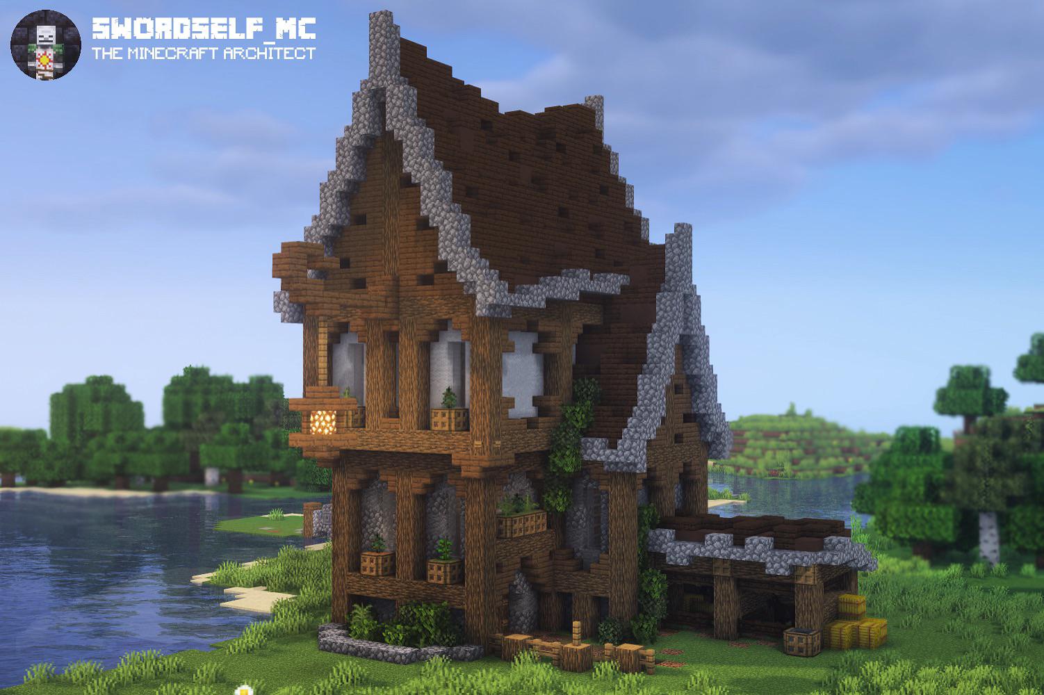 Medieval house I built many years ago when I was learning to build