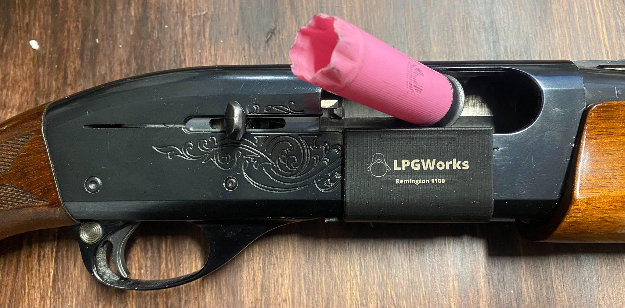 Shell Catcher I designed for the Remington 1100 after getting so many