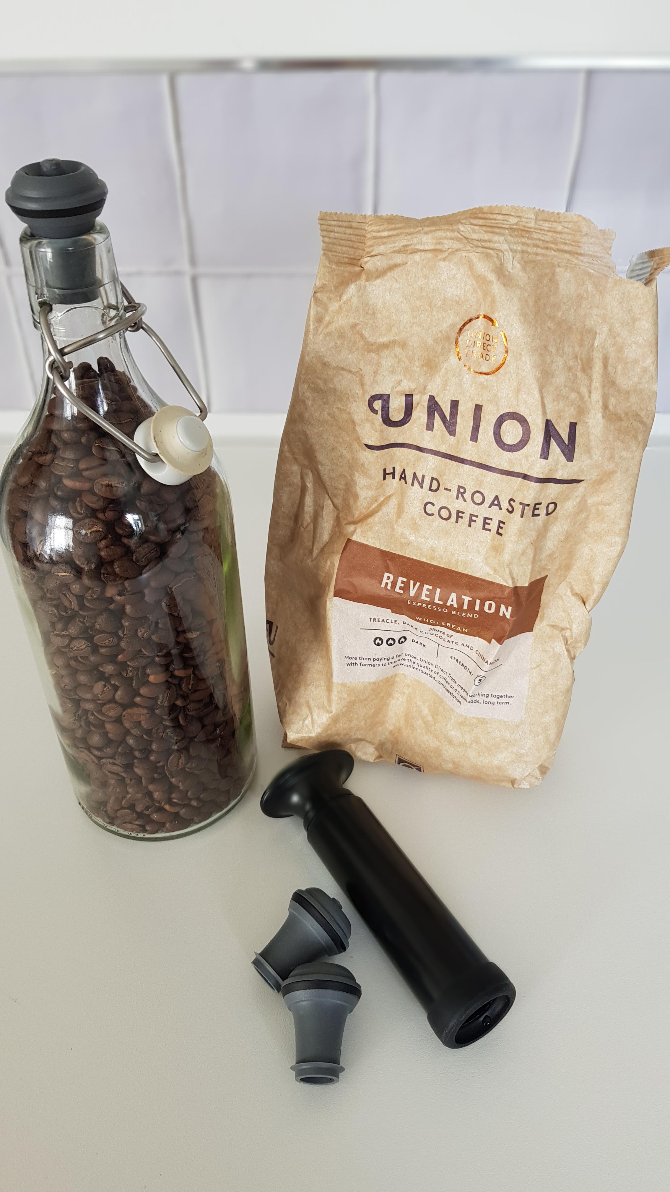 A cheap alternative to vacuum canisters. Wine savers (£10 for 4) and