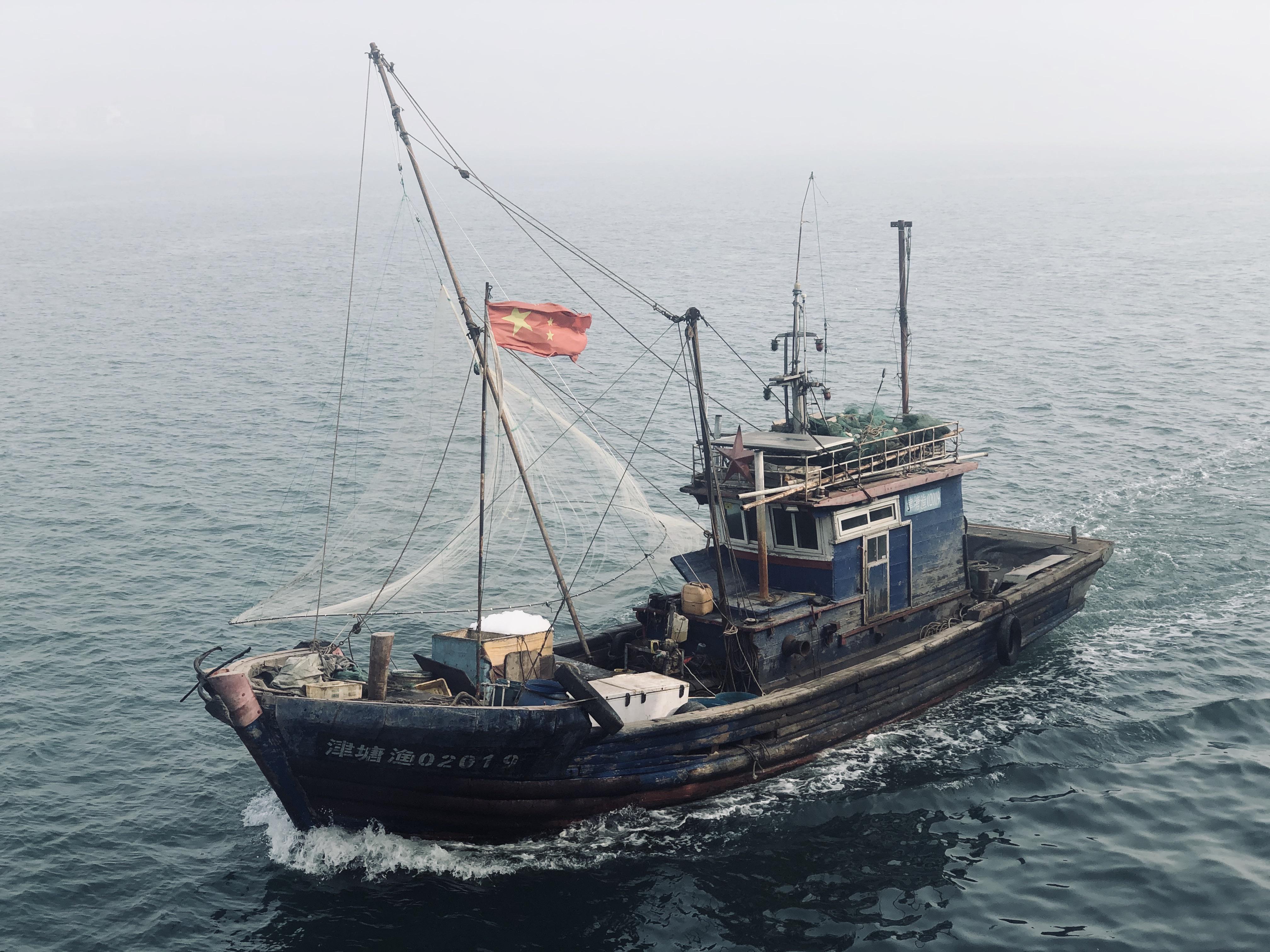 ITAP of a traditional chinese fishing boat r/itookapicture