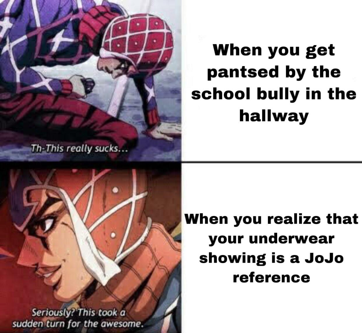 Your underwear is showing r/ShitPostCrusaders