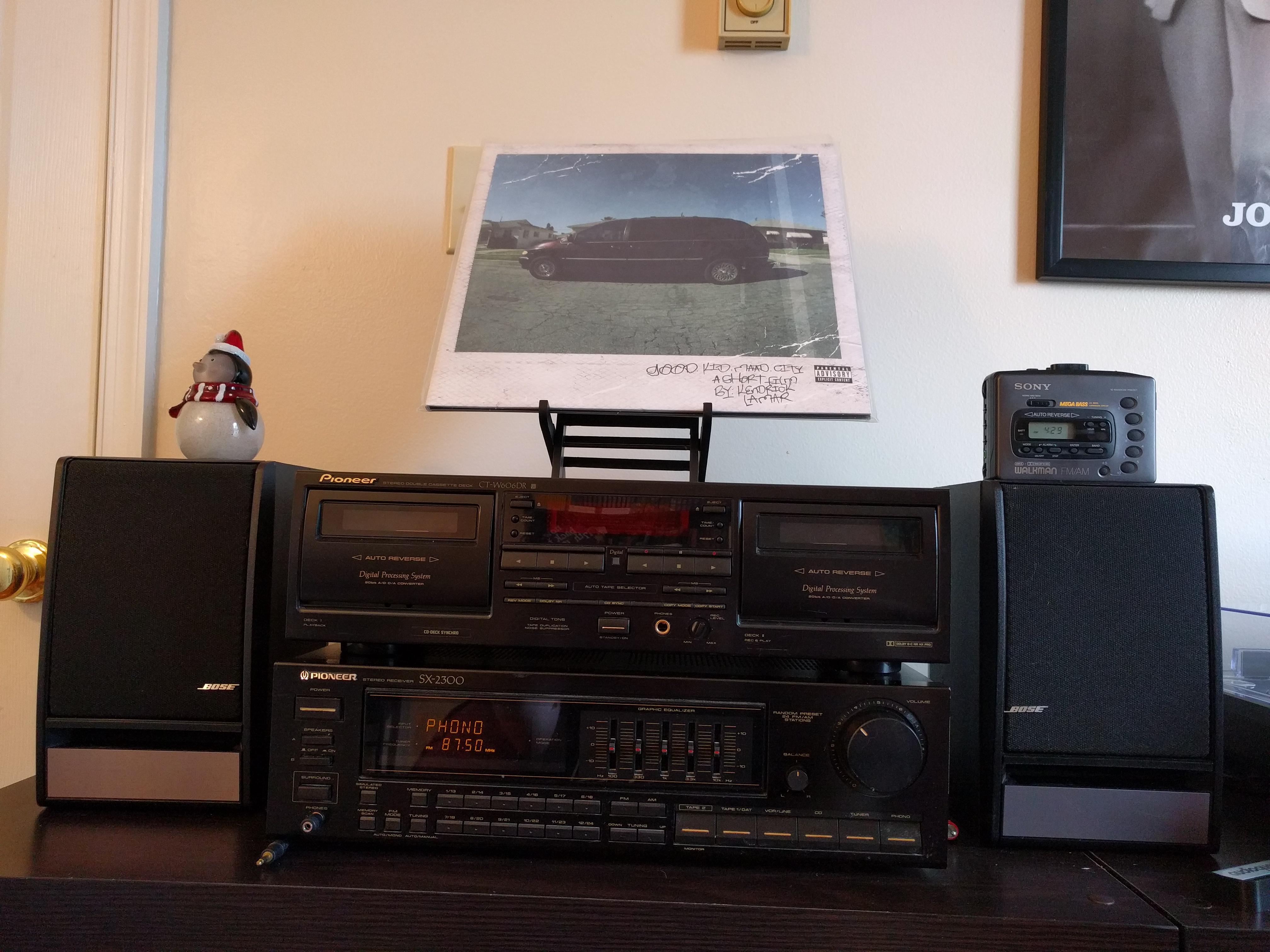 Just upgraded from a cheap amp to a real receiver. First album to get