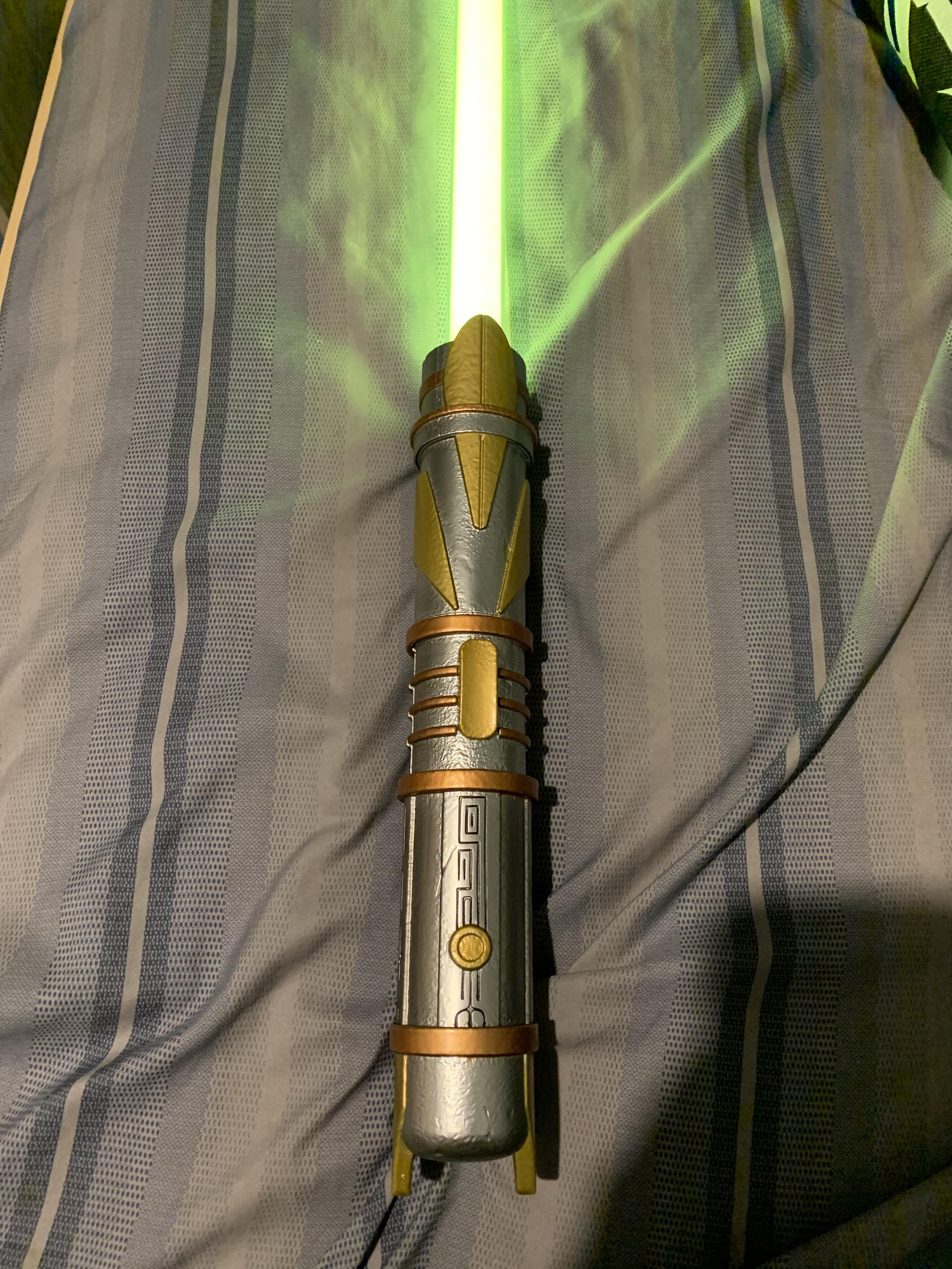 Built my first lightsaber last week. Went for a Jedi sentinel look and