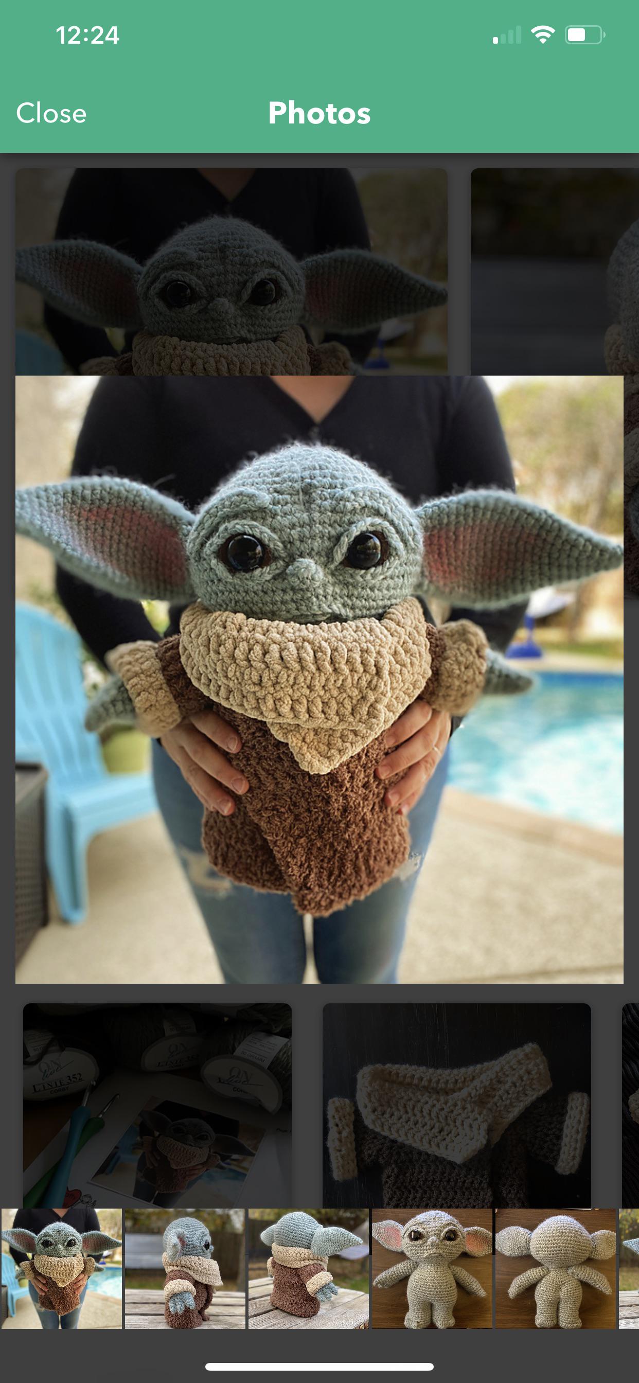 Anyone know of a Baby Yoda knitting pattern?! I want to make this so bad but can’t crochet to