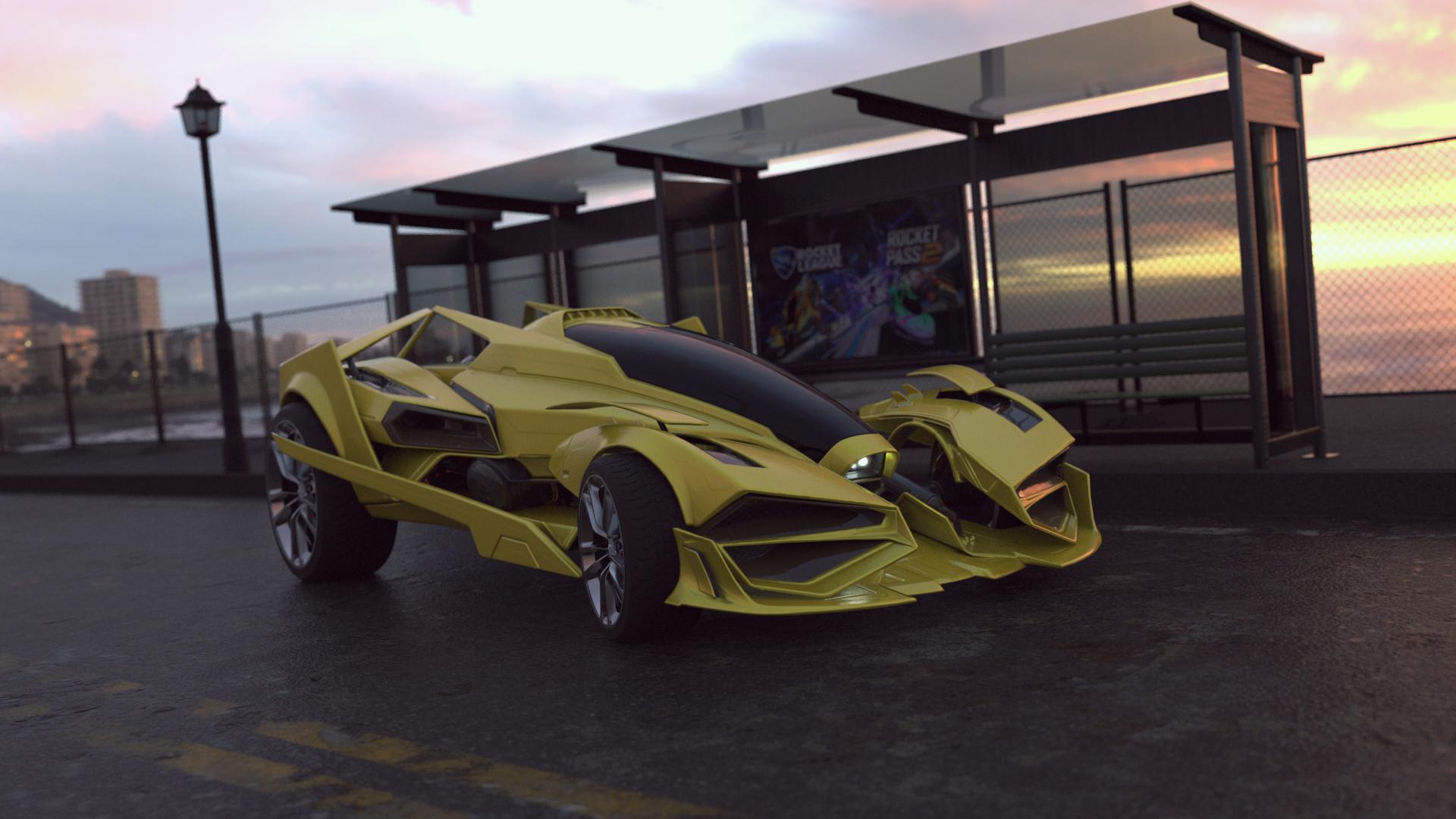 Artemis 2 CGI Render r/RocketLeague