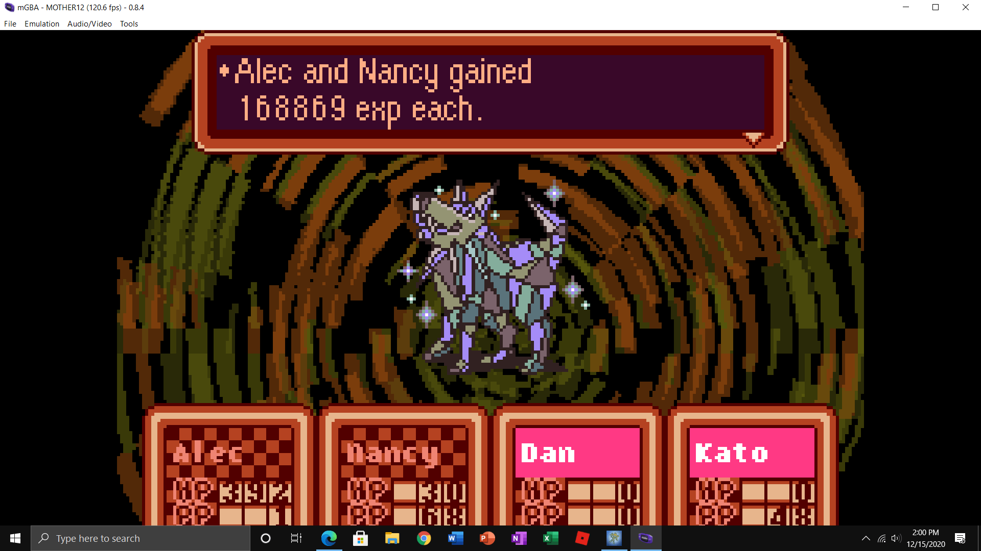 EarthBound / MOTHER I got the diamond dog to diamondize itself through praying. EarthBound