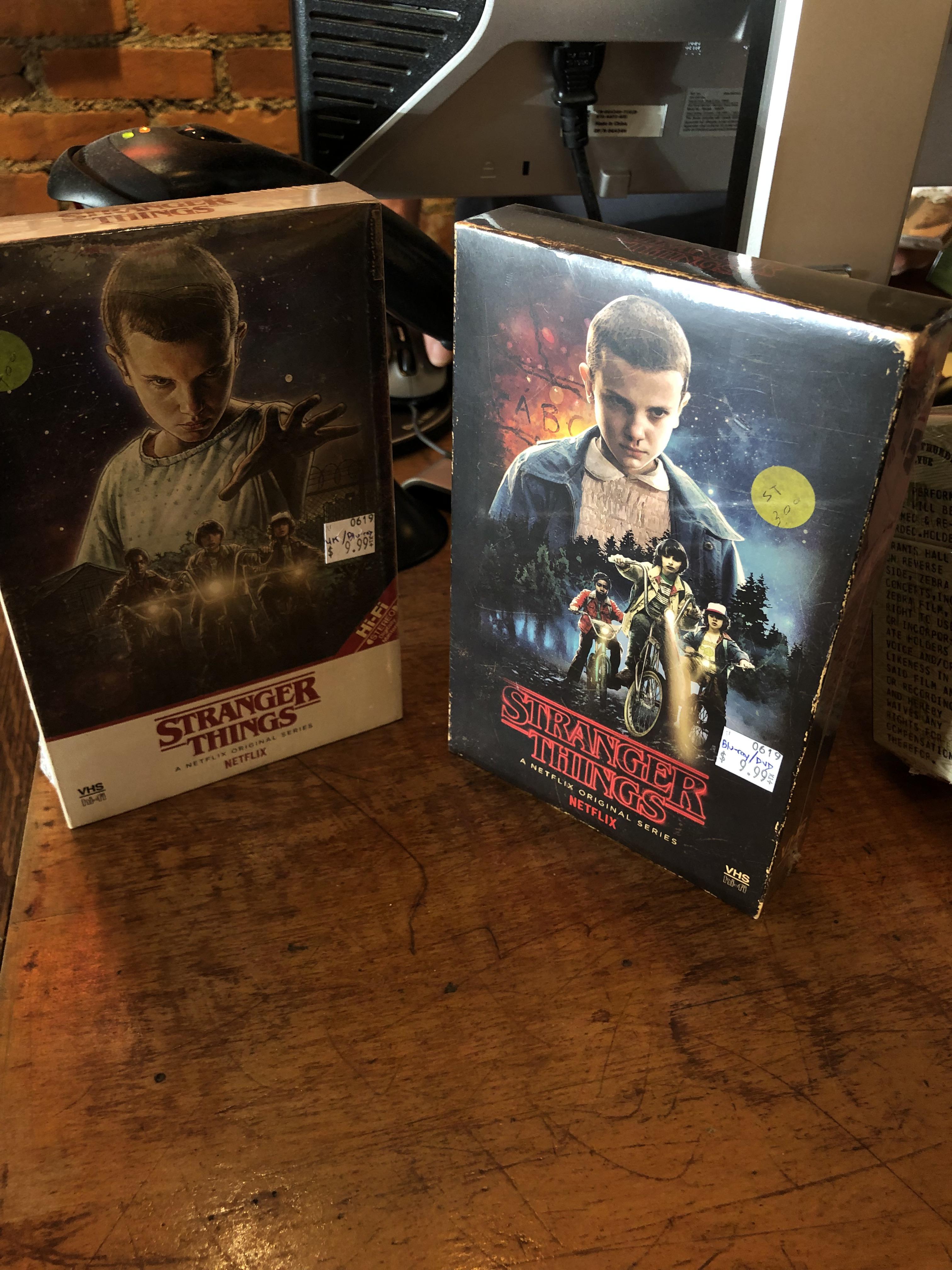 These VHS cover of Stranger Things is everything. r/StrangerThings